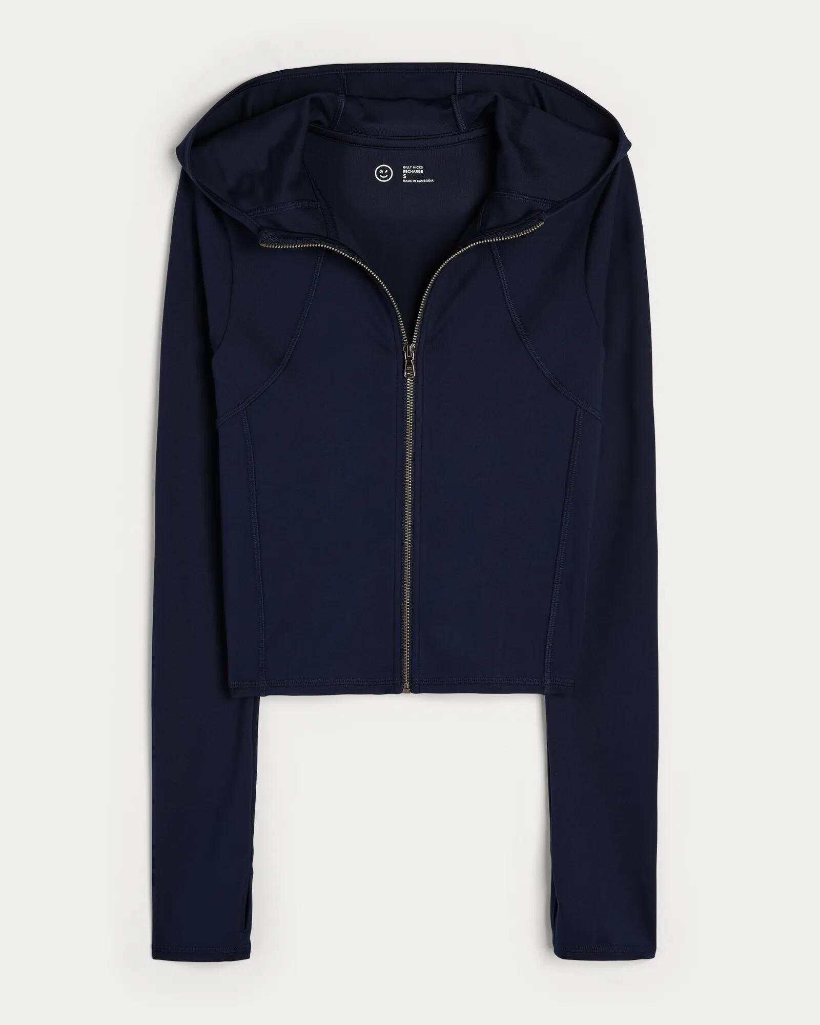 Gilly Hicks Active Recharge Zip-Up Hoodie