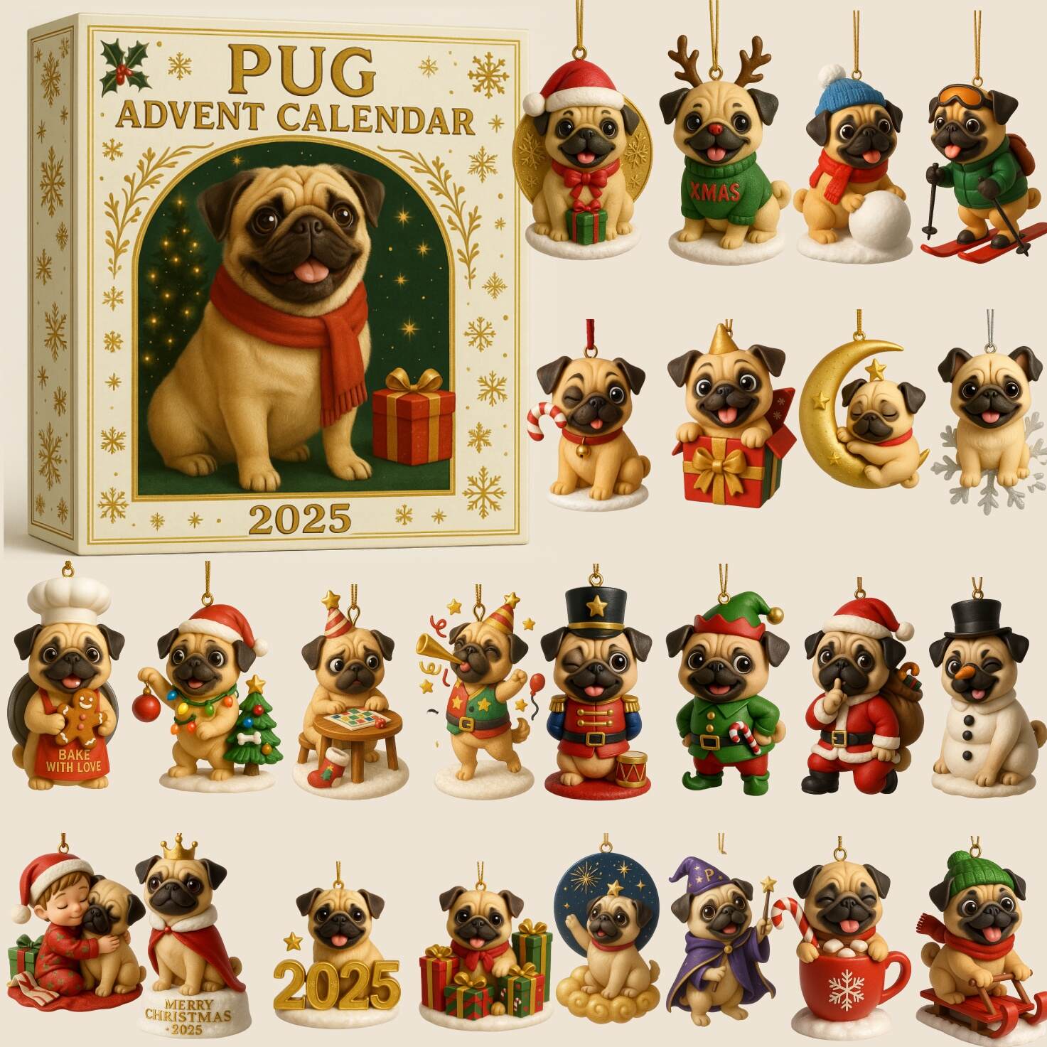 2025 Pug Advent Calendar