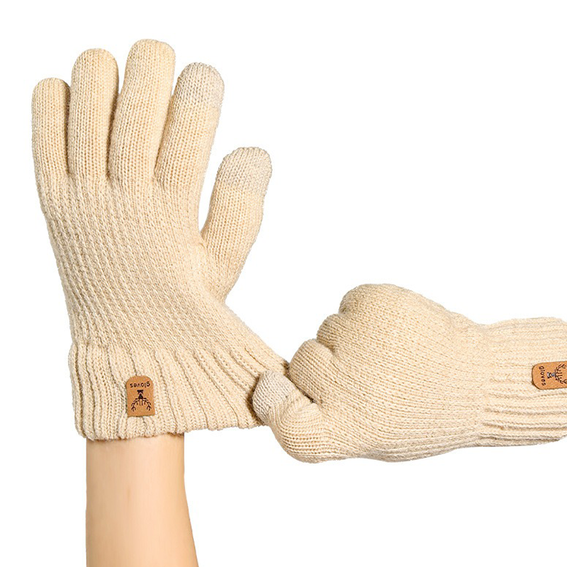 Cozy Winter Gloves With Fuzzy Cuff