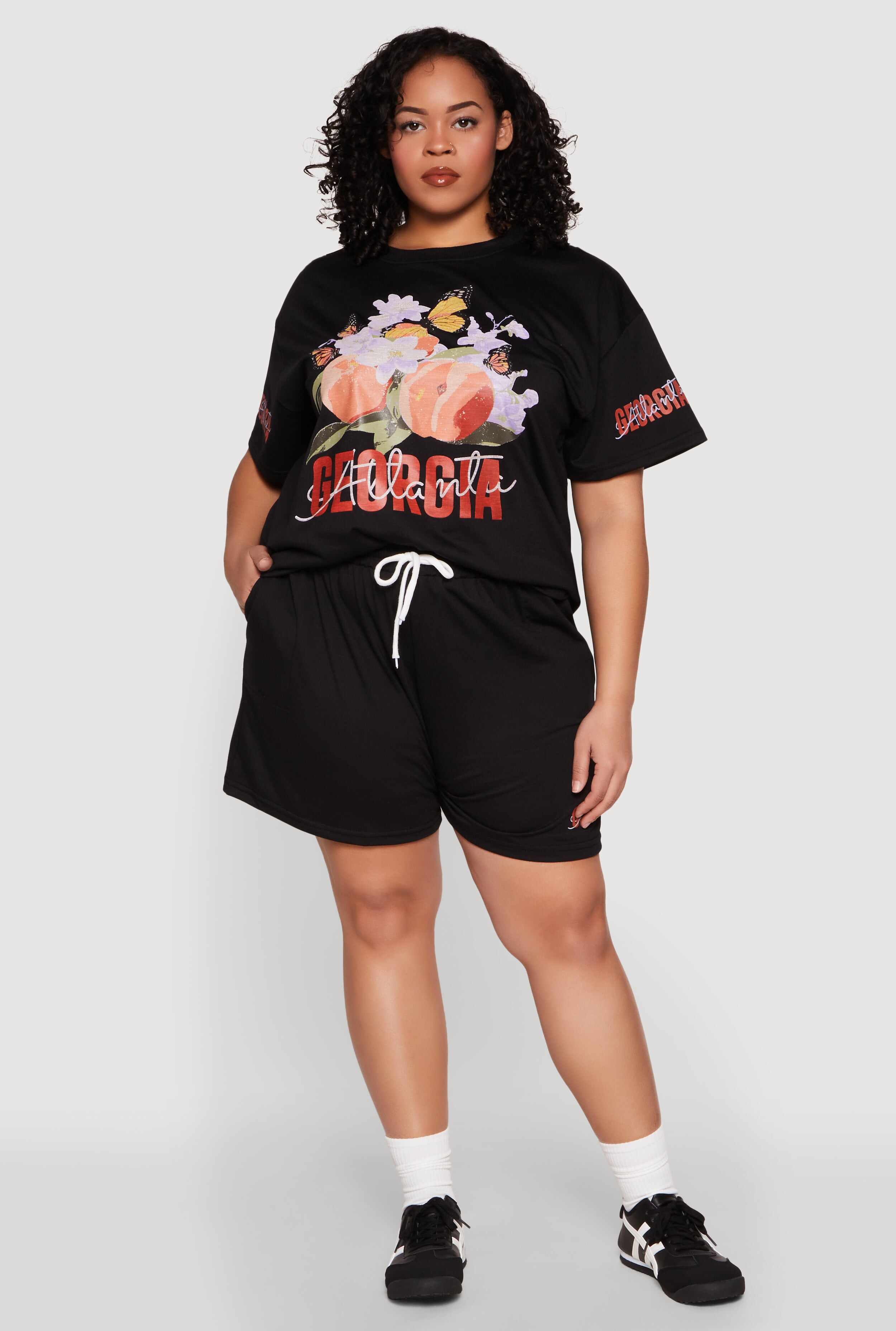 Plus Size Atlanta Georgia Peaches Graphic Top