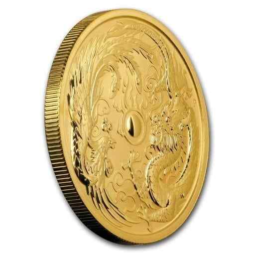 1 oz 2018 Australian Dragon and Phoenix Gold Coin | Perth Mint