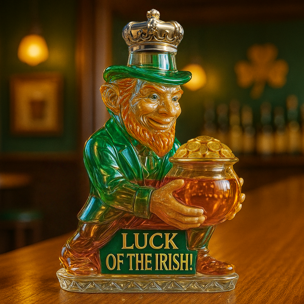 🍀 Leprechaun Irish Whiskey Bottle