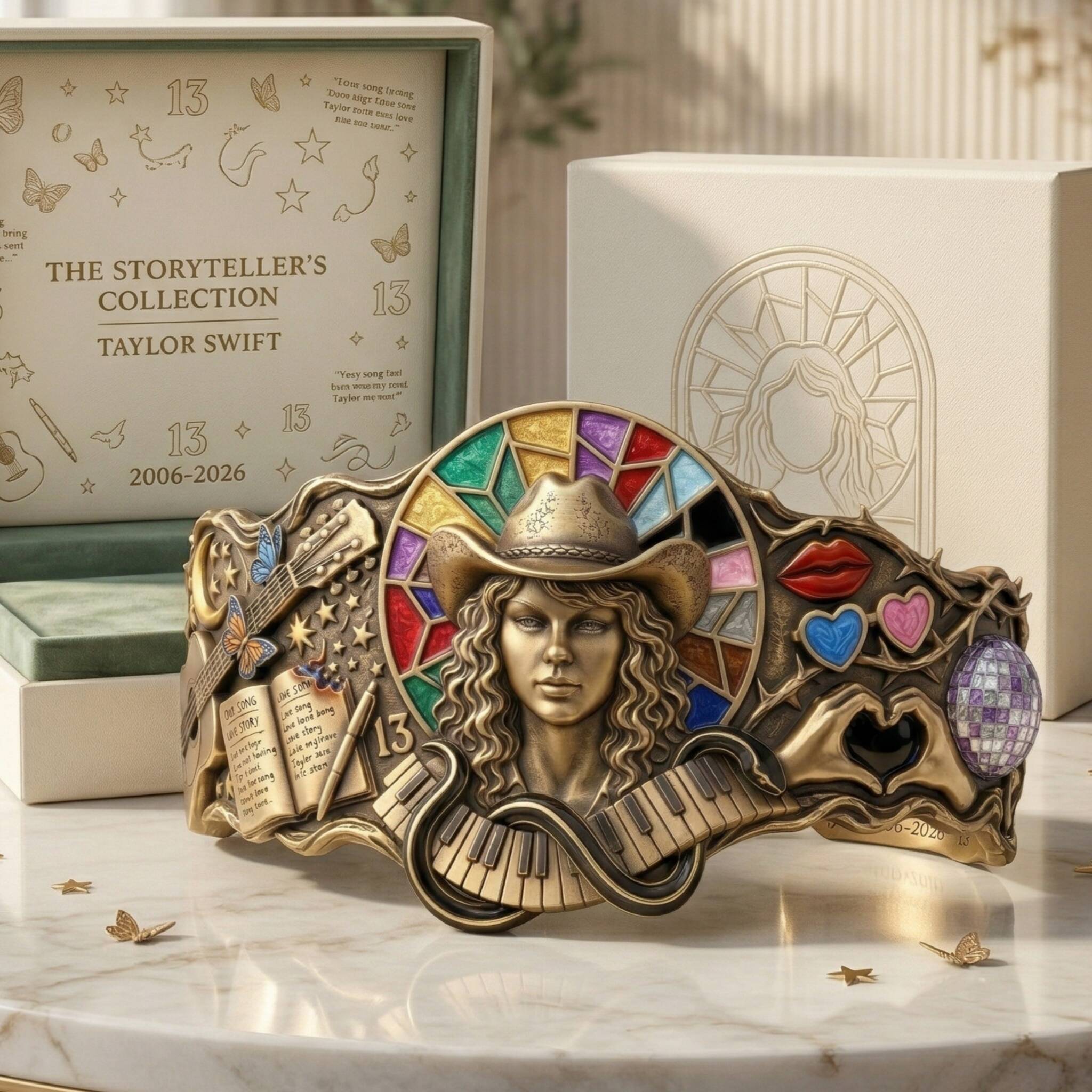 🎶 Taylor's 20 Years of Storytelling – Legacy Cuff Bracelet ✨