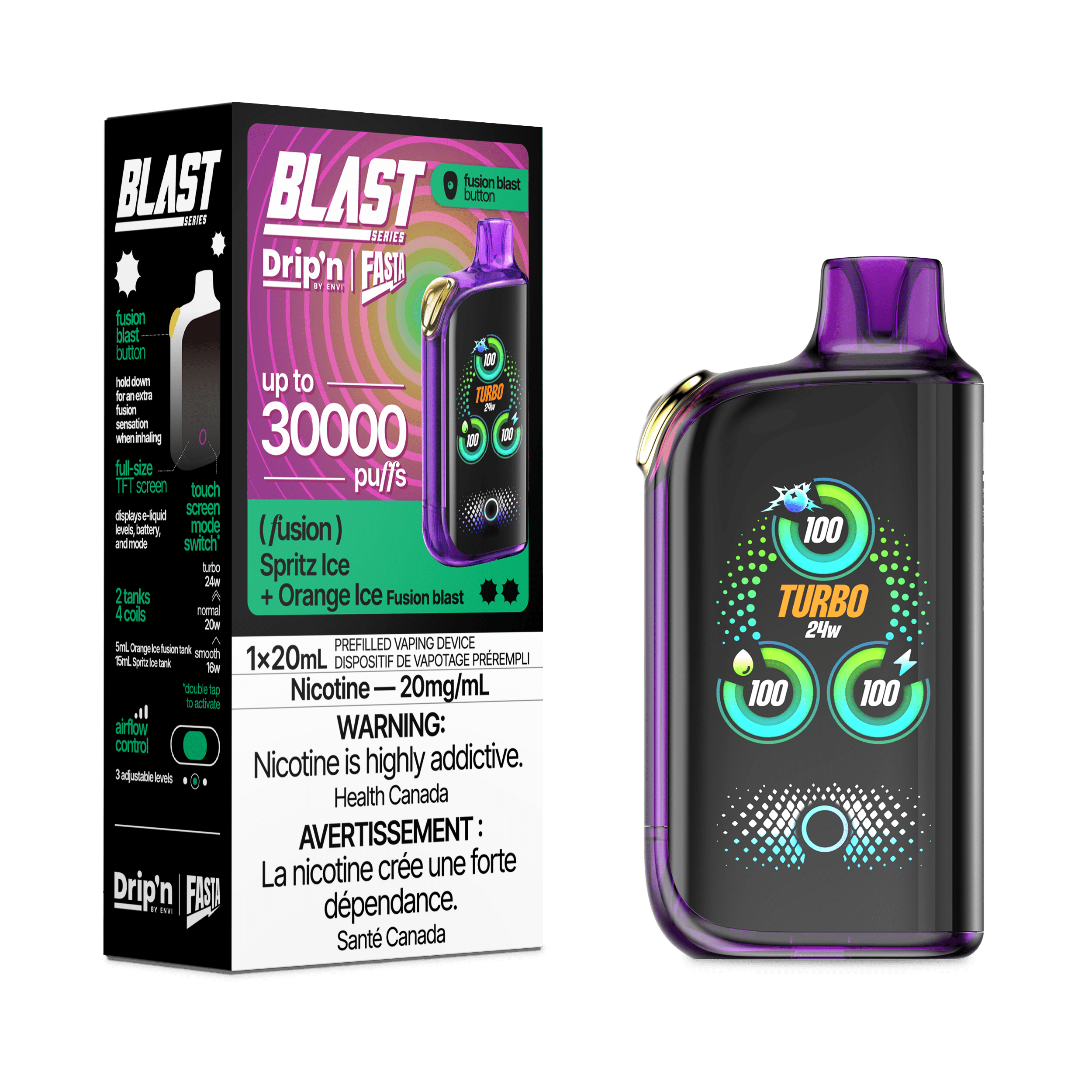 WAKA Drip'n × Fasta Blast 30K