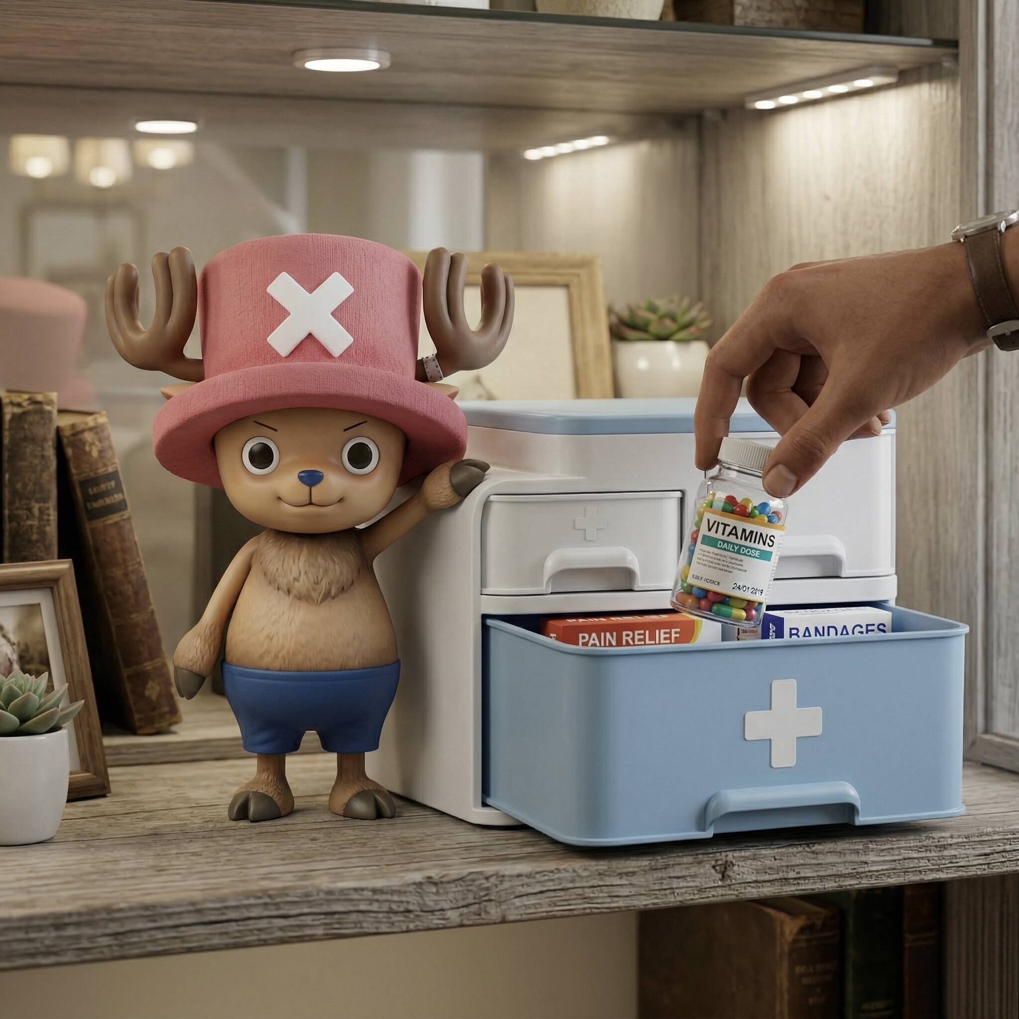 One Piece Tony Tony Chopper Medical Chest Storage Organizer🩺