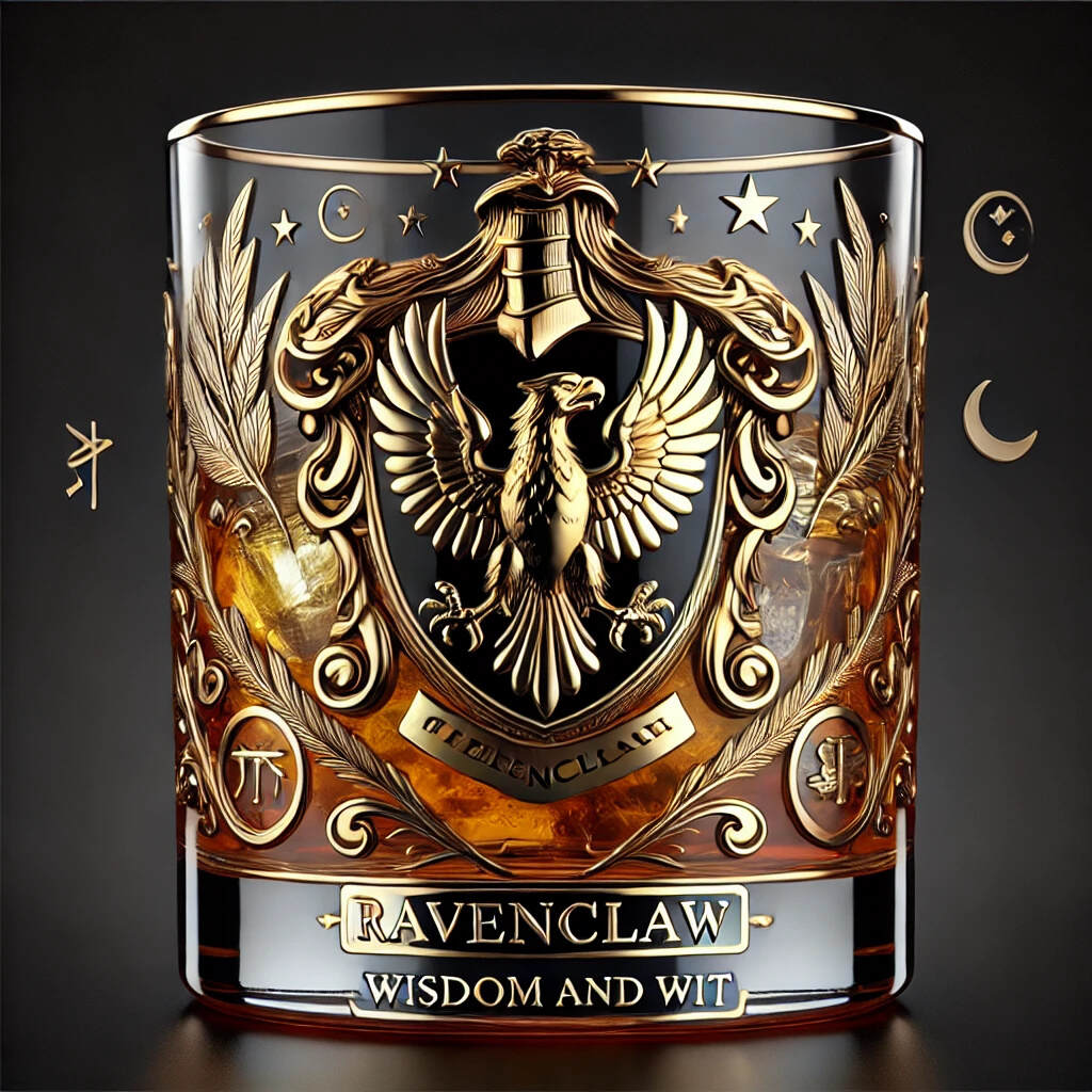 Hogwarts Whiskey Glass