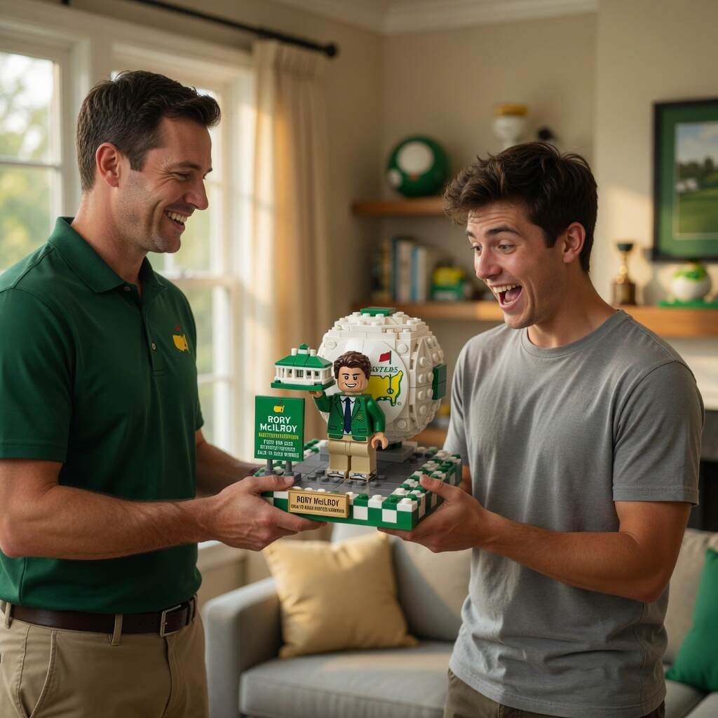 Back-to-Back Masters Glory: Rory McIlroy LEGO Masters Champion Minifigure Set!