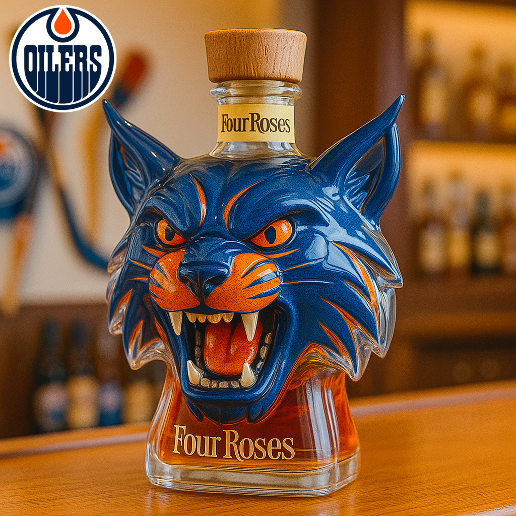 Edmonton Oilers Mascot Hunter Bottle