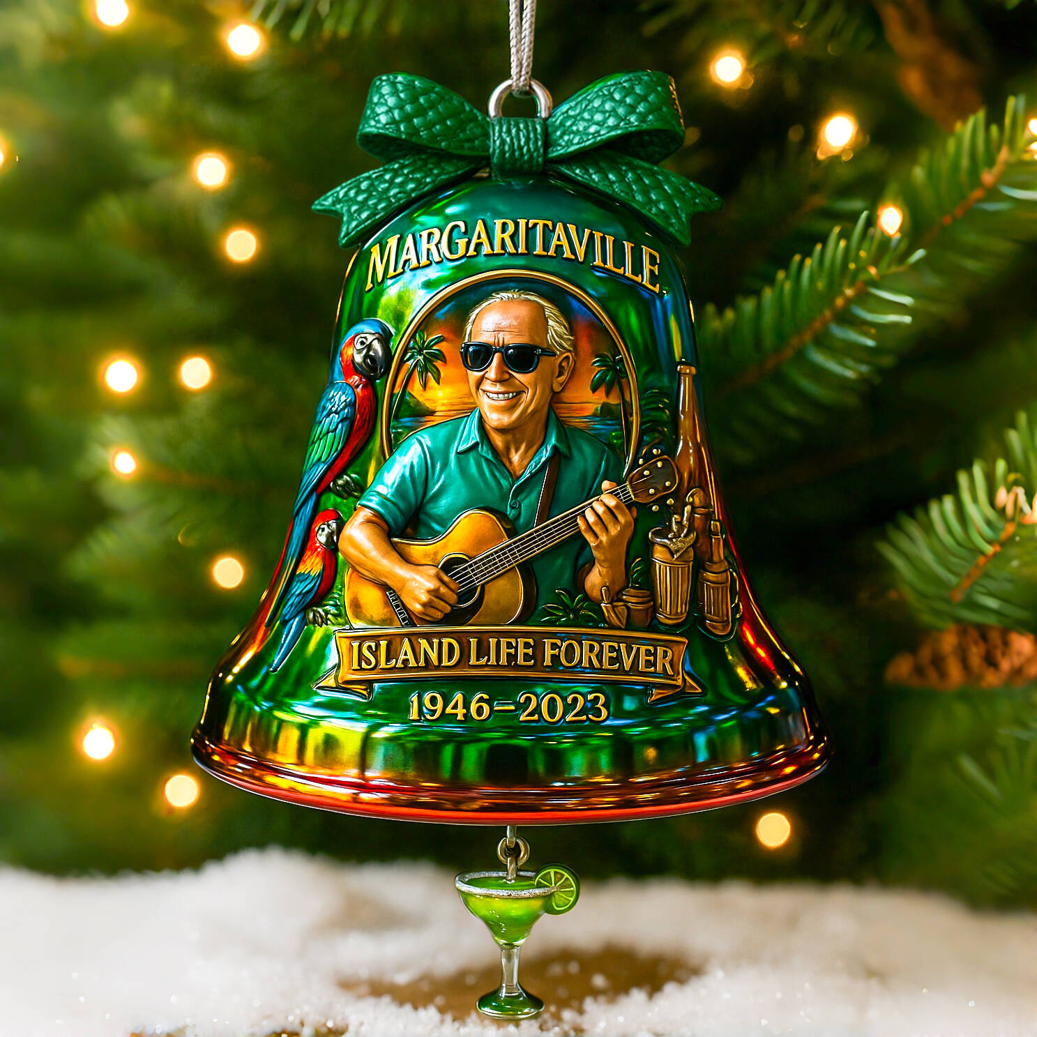 Margaritaville Tribute Bell Ornament