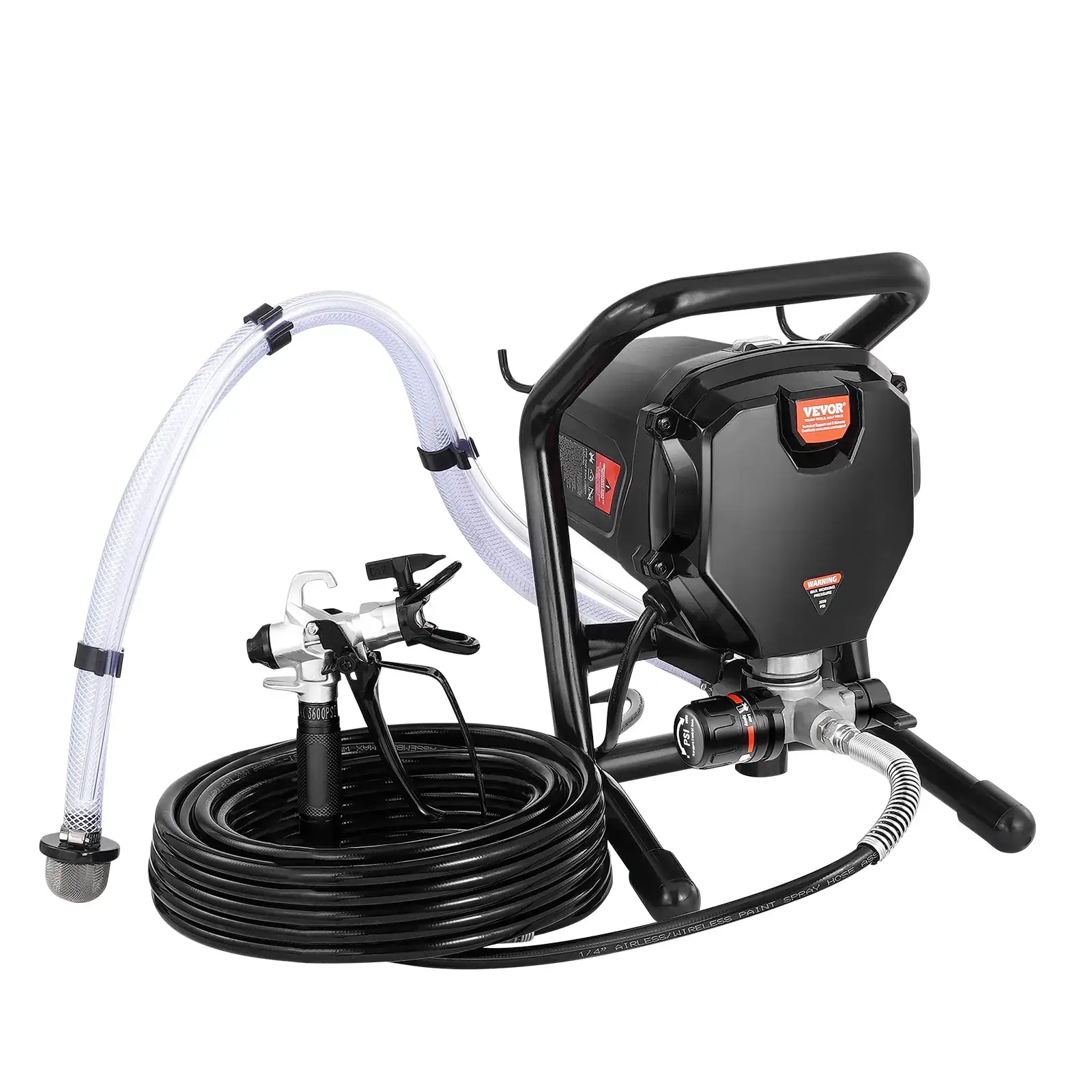 Stand Airless Paint Sprayer, 3000PSI 750W Efficient Electric Airless Sprayer,for Home Interior and Exterior Furniture and Fences, Handheld Paint Sprayers, Fine and Even Painting Effect