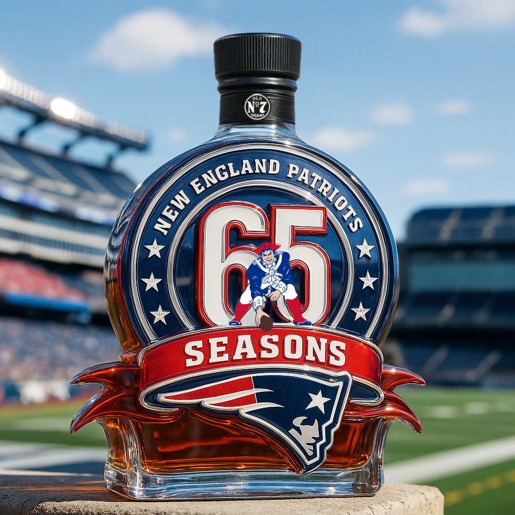 New England Patriots Limited Edition Whiskey Bottle