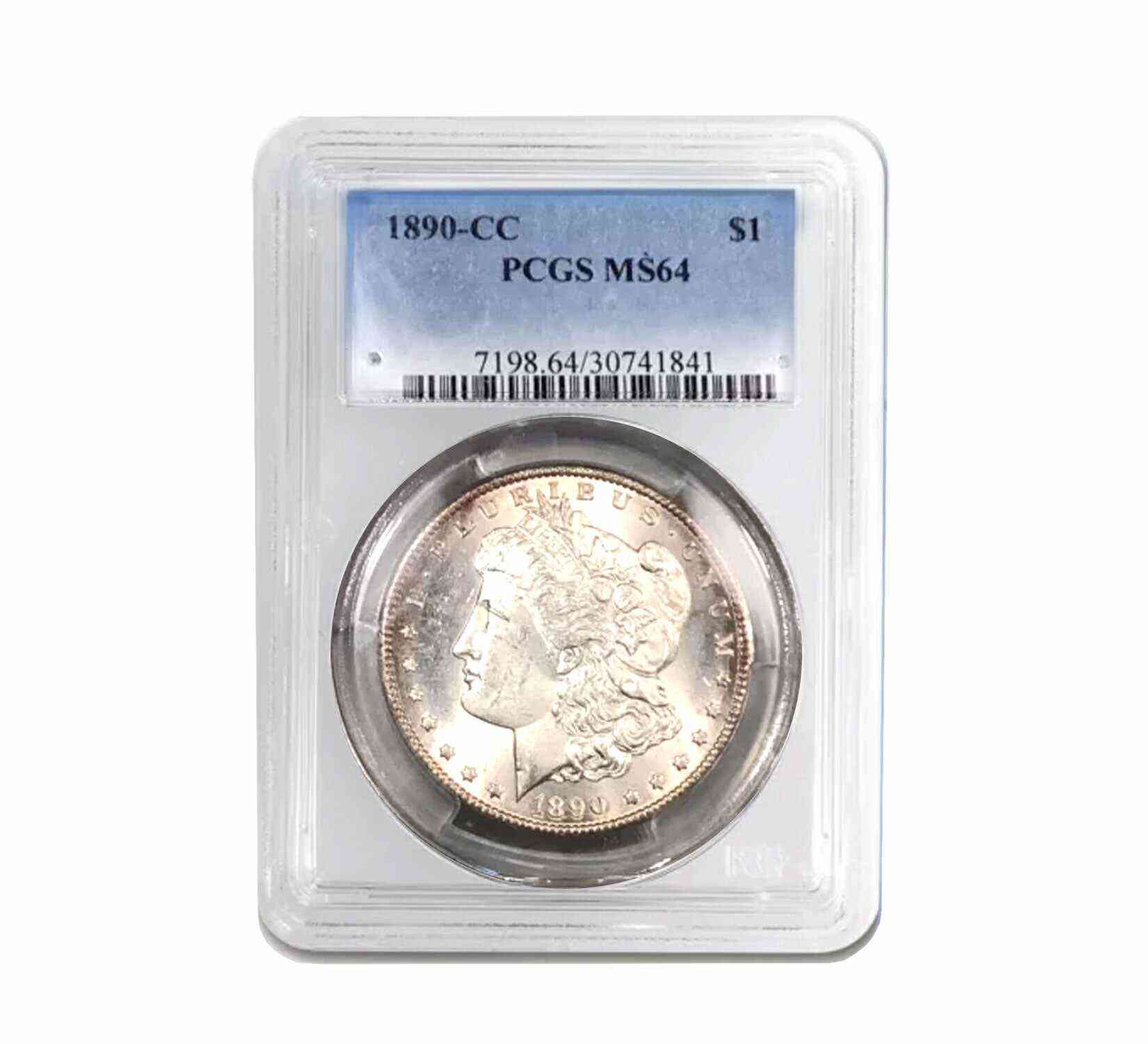 1890-CC Morgan Dollar MS64 PCGS