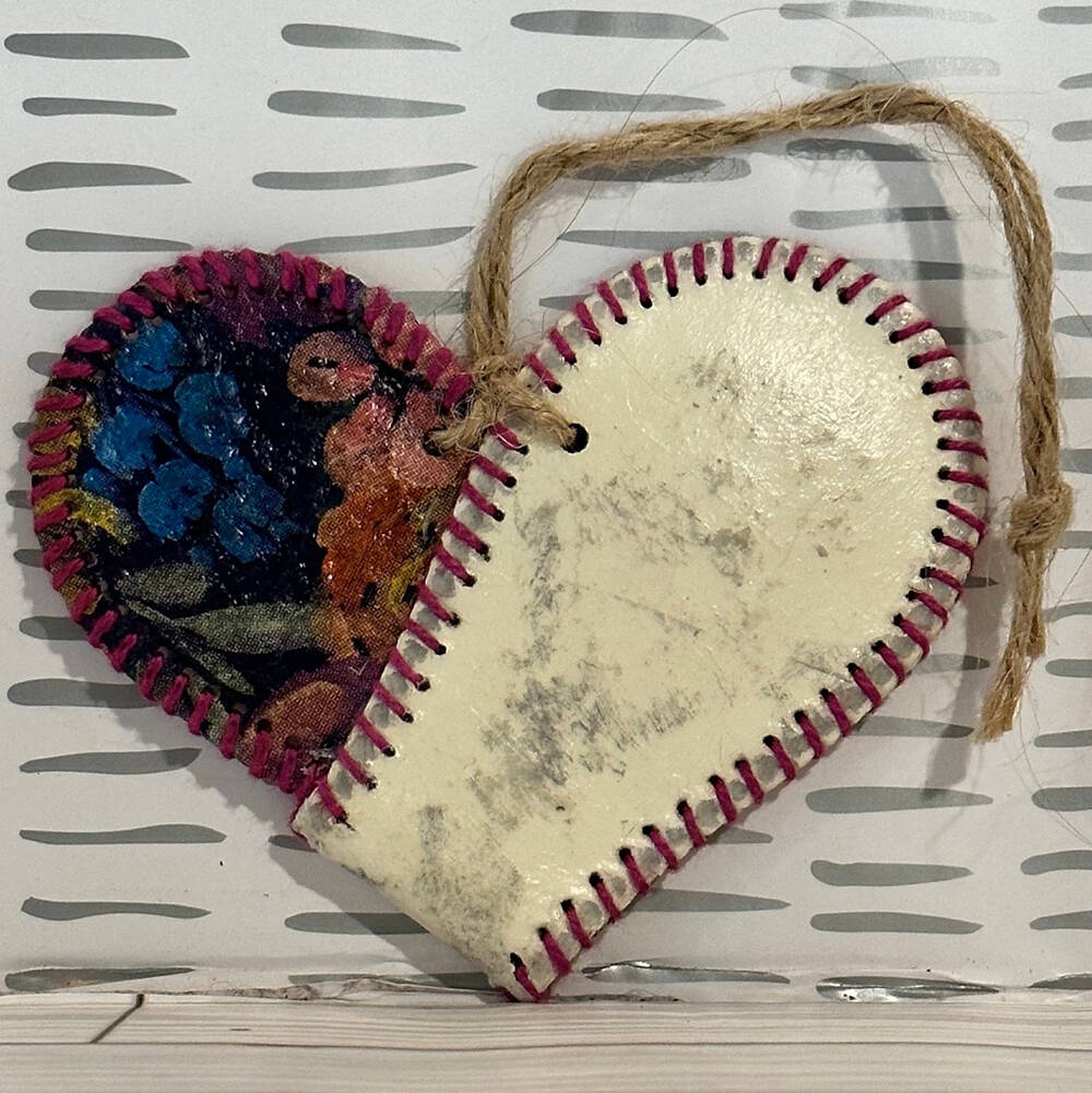 Baseball Heart Ornament