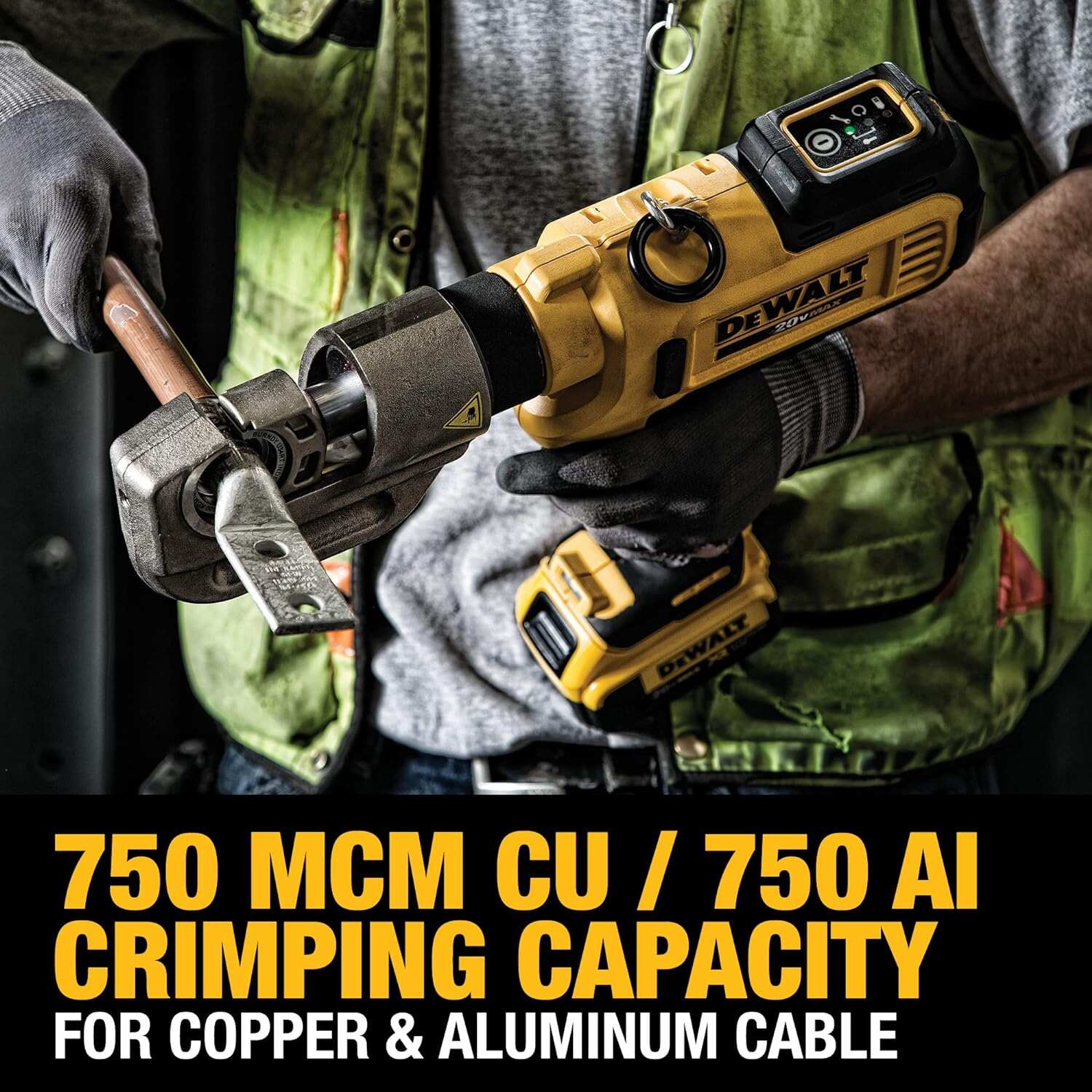 DEWALT 20V MAX Cable Crimping Tool with Die (DCE300M2)