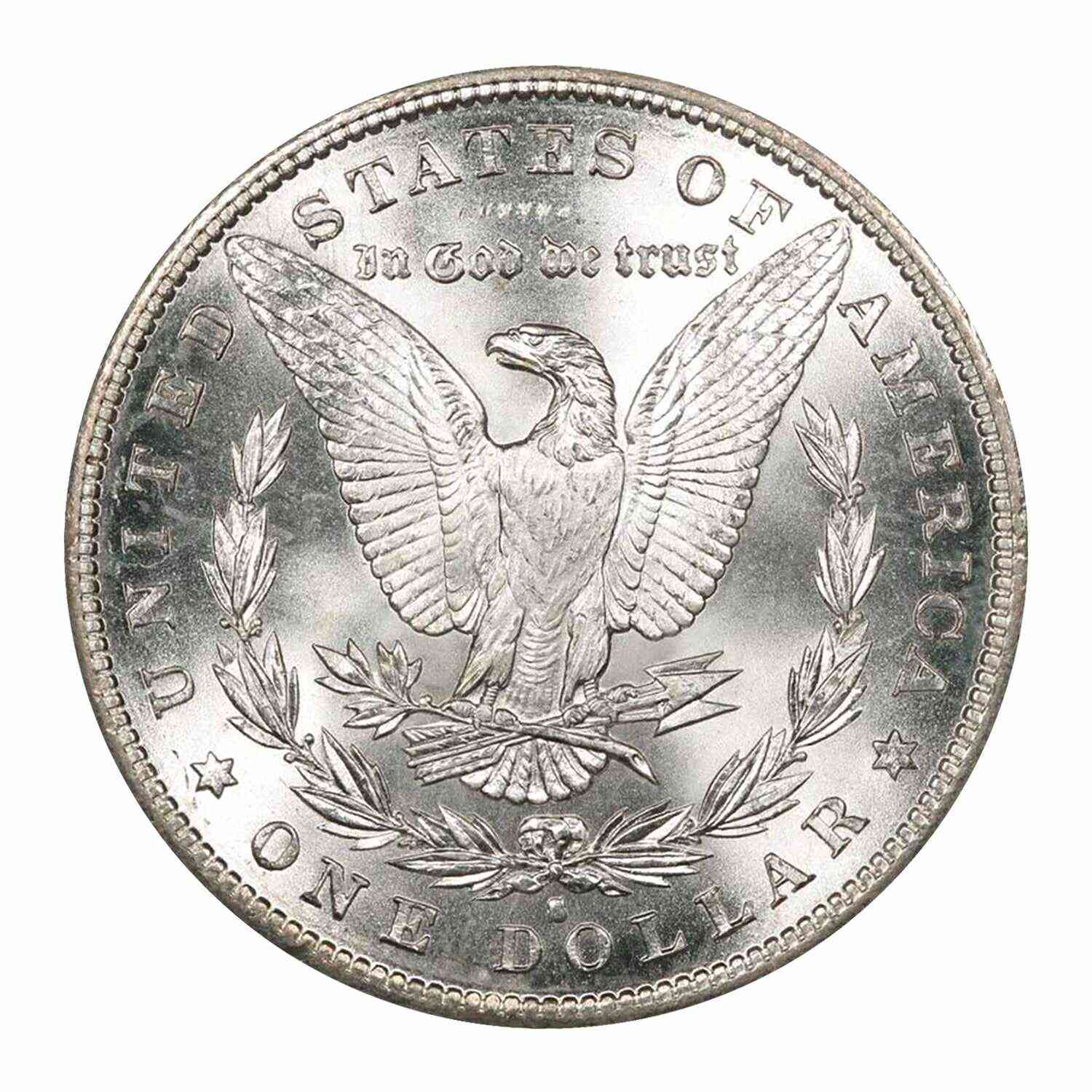 1880 S Morgan Commemorative Silver Dollar Brilliant Uncirculated (BU)
