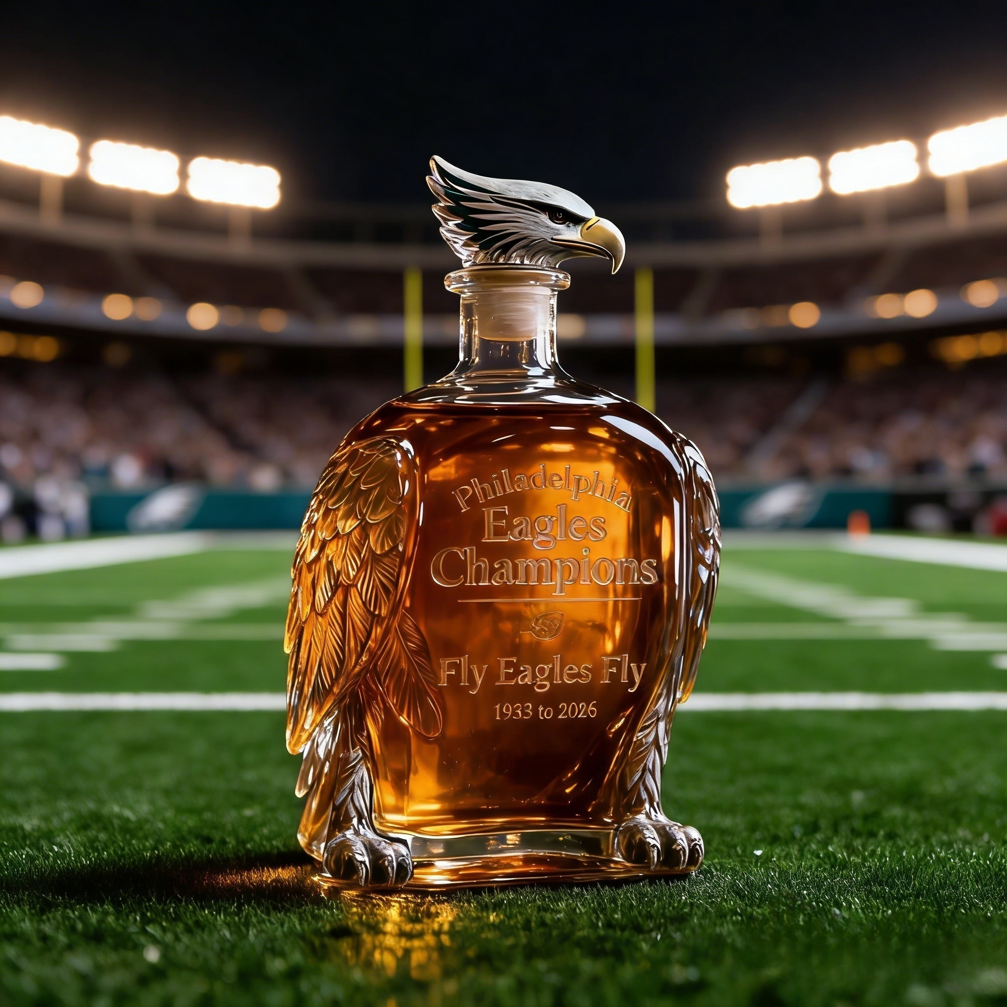 Eagles Whiskey Bottle Commemorative Edition