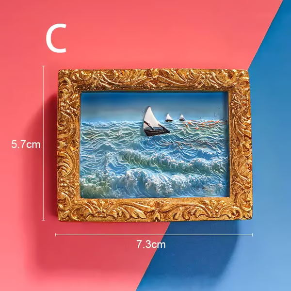 💖💖Van Gogh Inspired Fridge Magnet Set