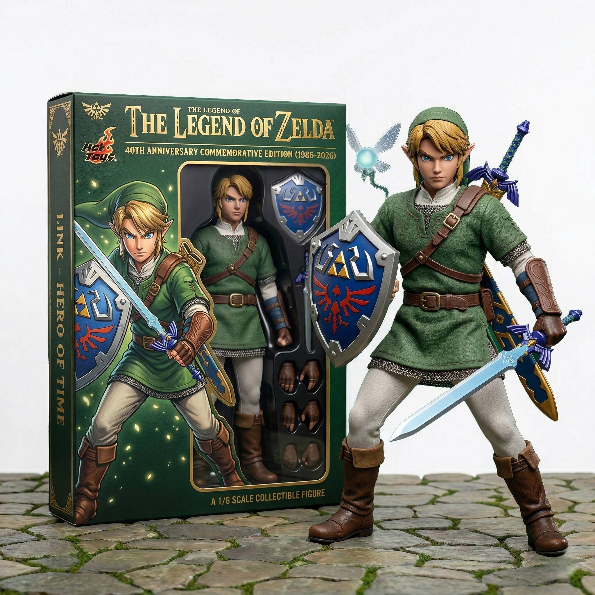⚔️The Legend of Zelda 40th Anniversary Hot Toys Scale Collectible Figure（1986-2026）