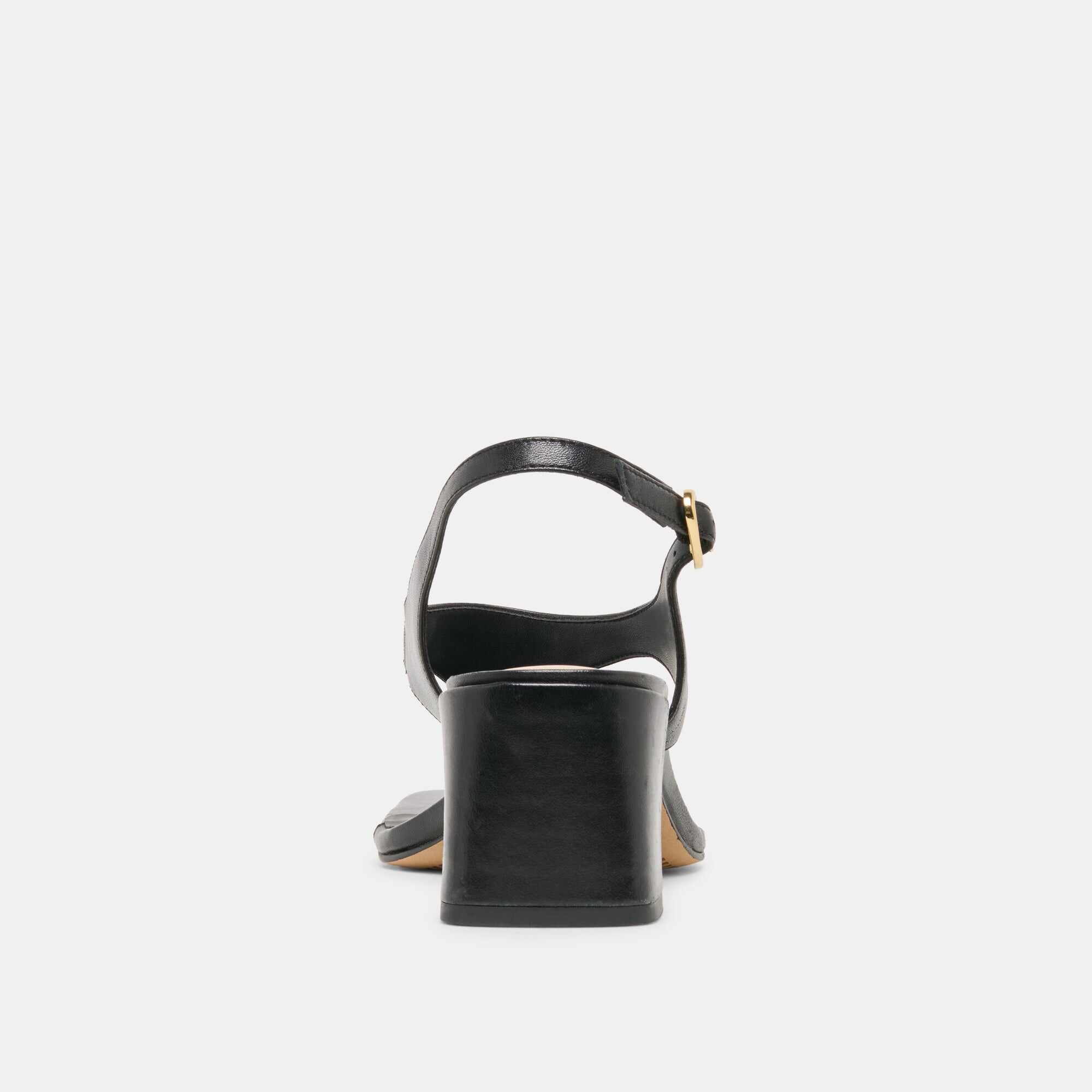YVES HEELS BLACK LEATHER