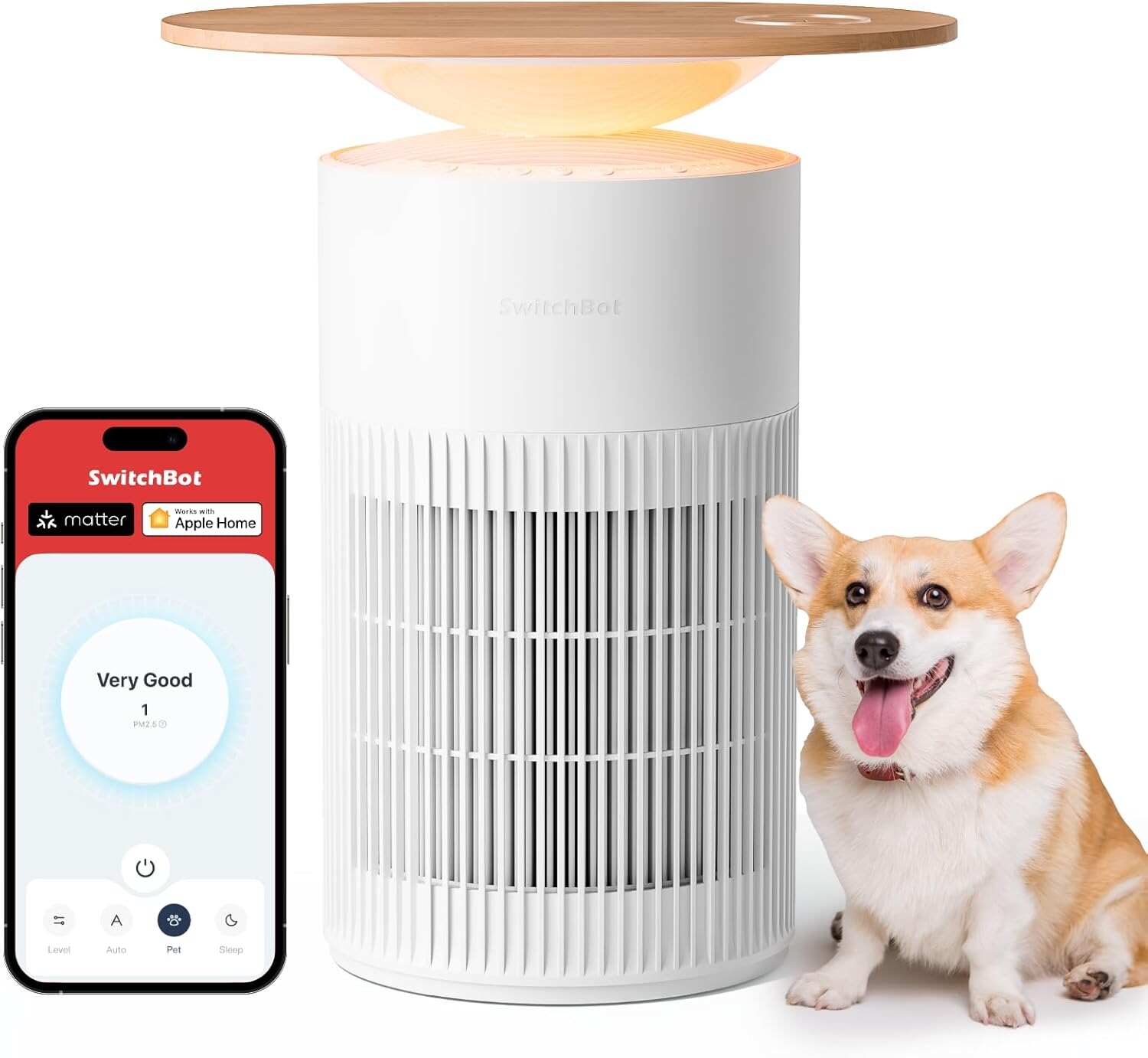 SwitchBot Air Purifier for Home Large Room up to 3620 ft²