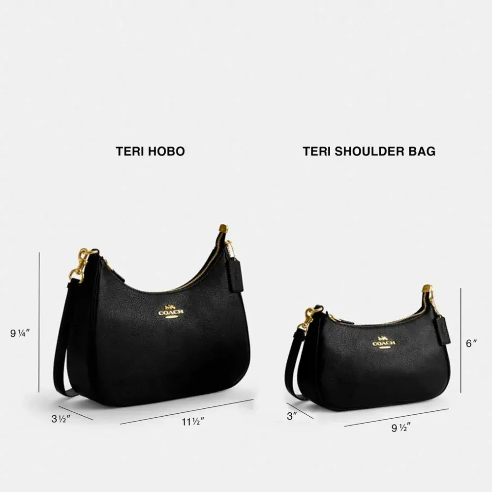 Teri Shoulder Bag In Signature Canvas With Heart Print