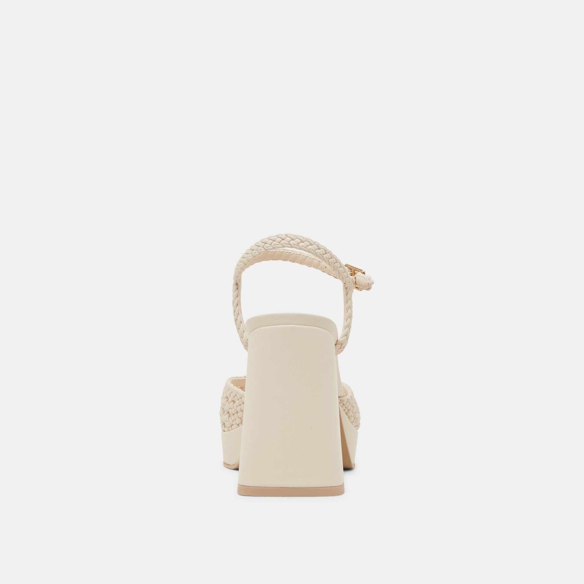 PEYTEN WIDE HEELS CREME WOVEN STELLA