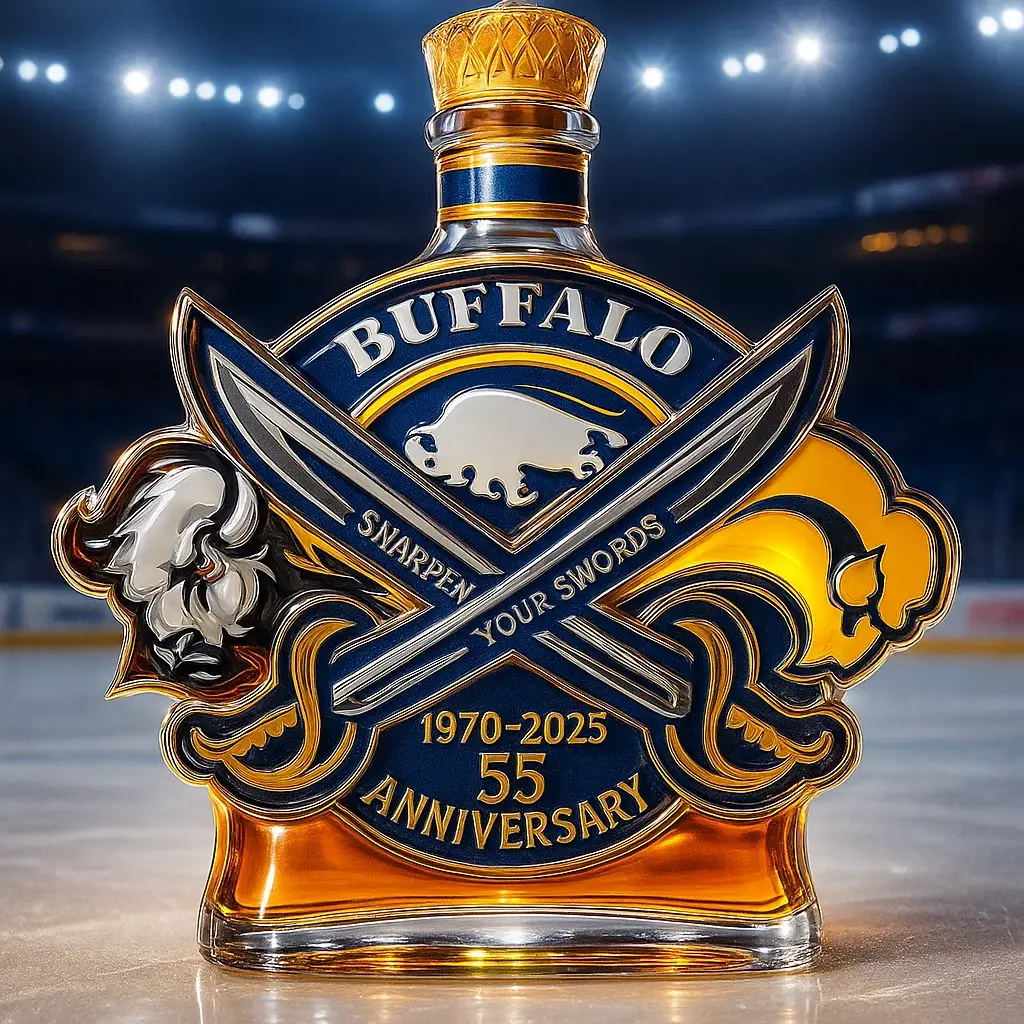Buffalo Sabres Commemorative Whisky Bottle
