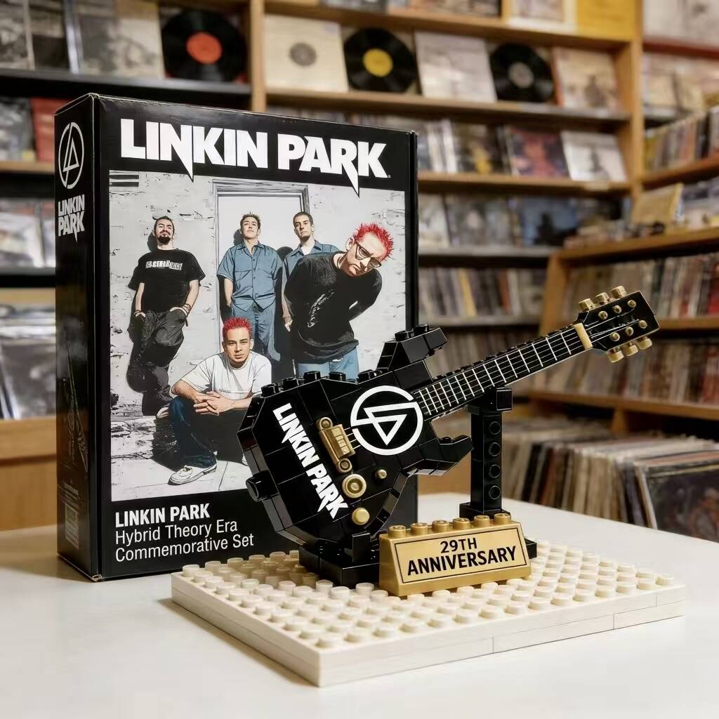 Linkin Park 29th Anniversary Guitar Building Blocks – Hybrid Theory Set