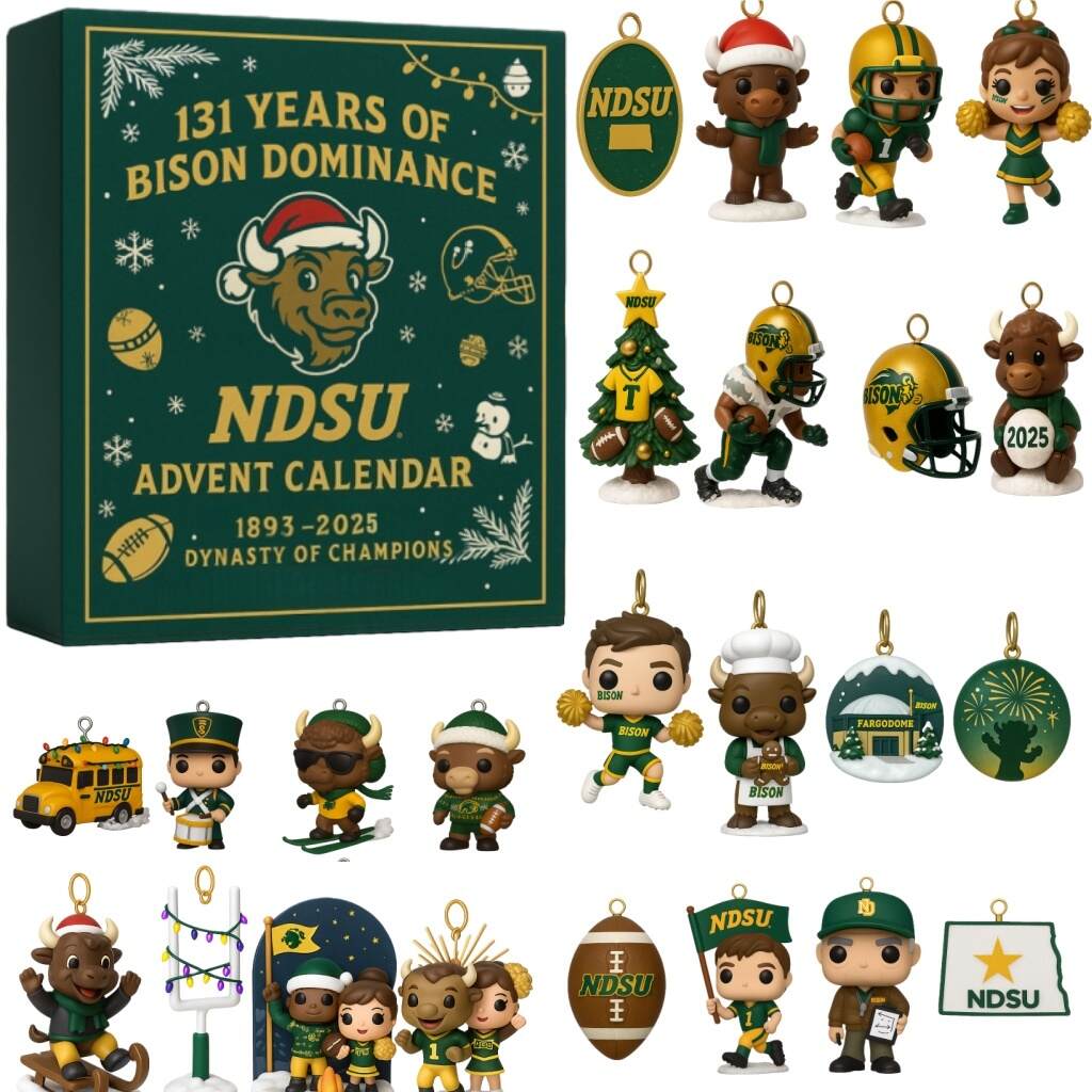 North Dakota State Bison Football 131st Anniversary Advent Calendar