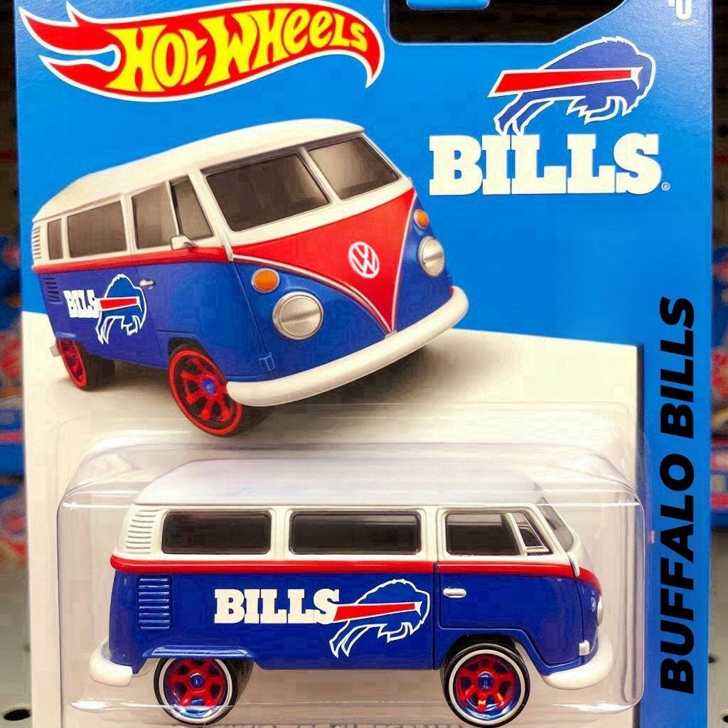 🚌🏈Football Team T2 camper Hot Wheels