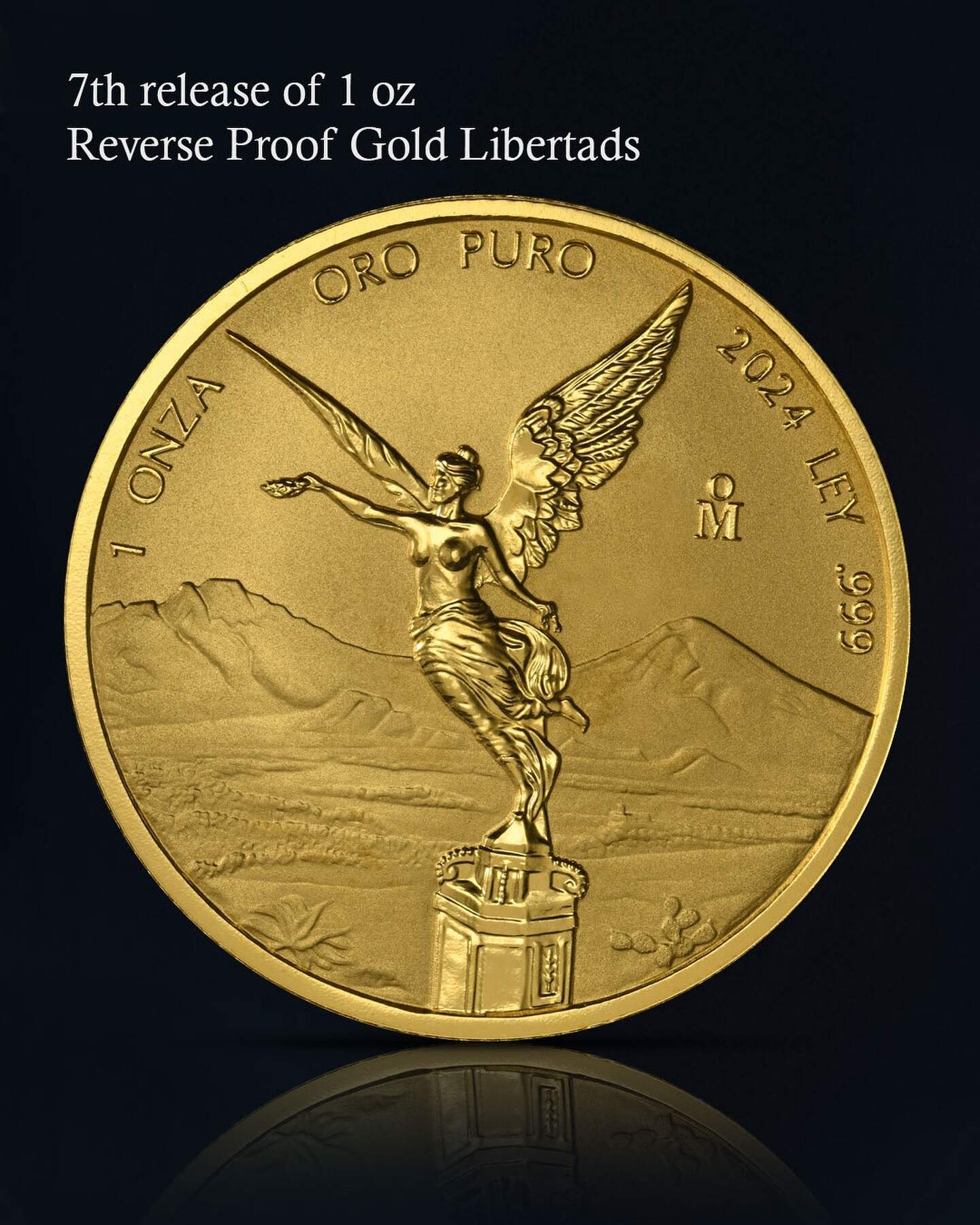 2024 Mexico 1-oz Gold Libertad Gem BU
