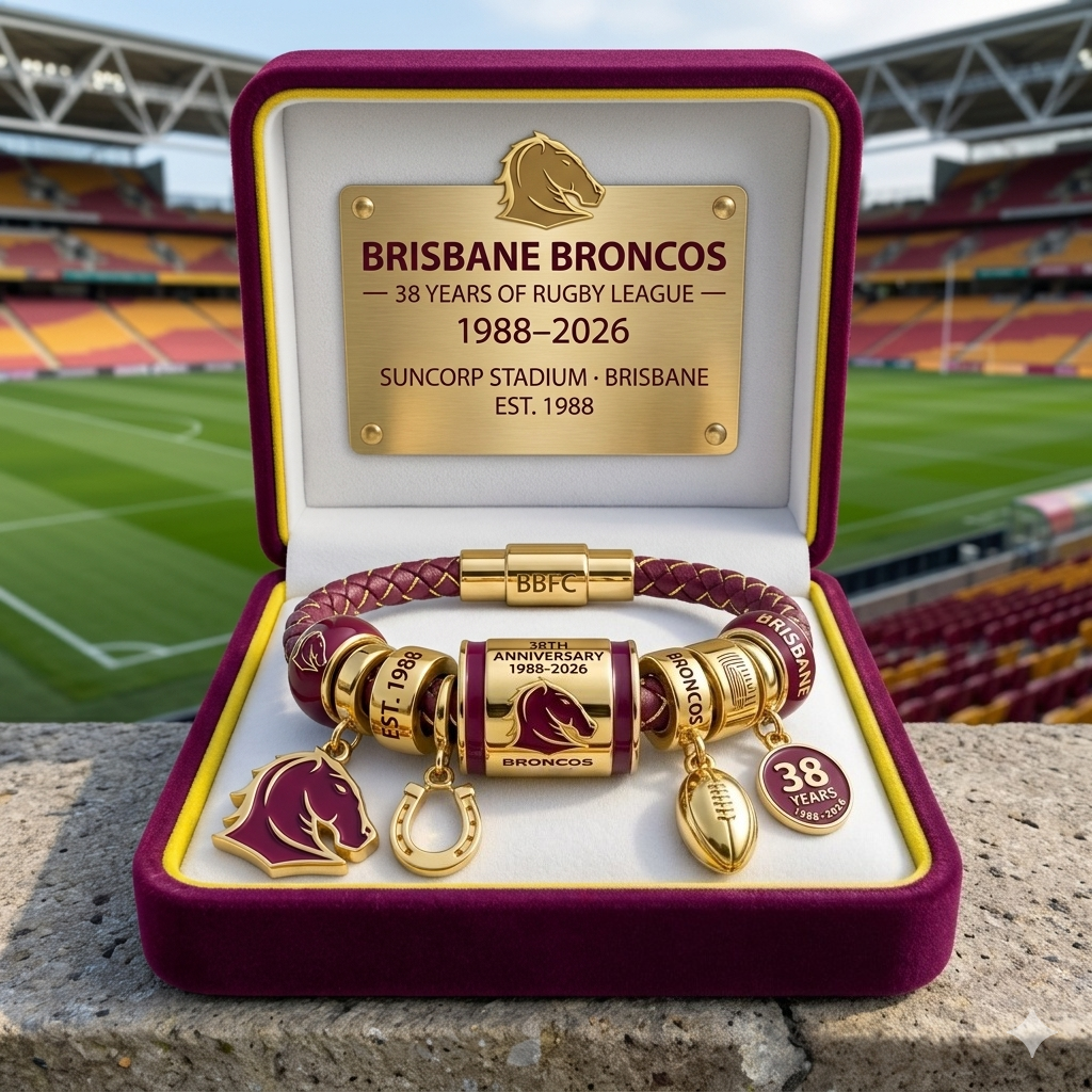 Brisbane Broncos 38th Anniversary Collector Bracelet