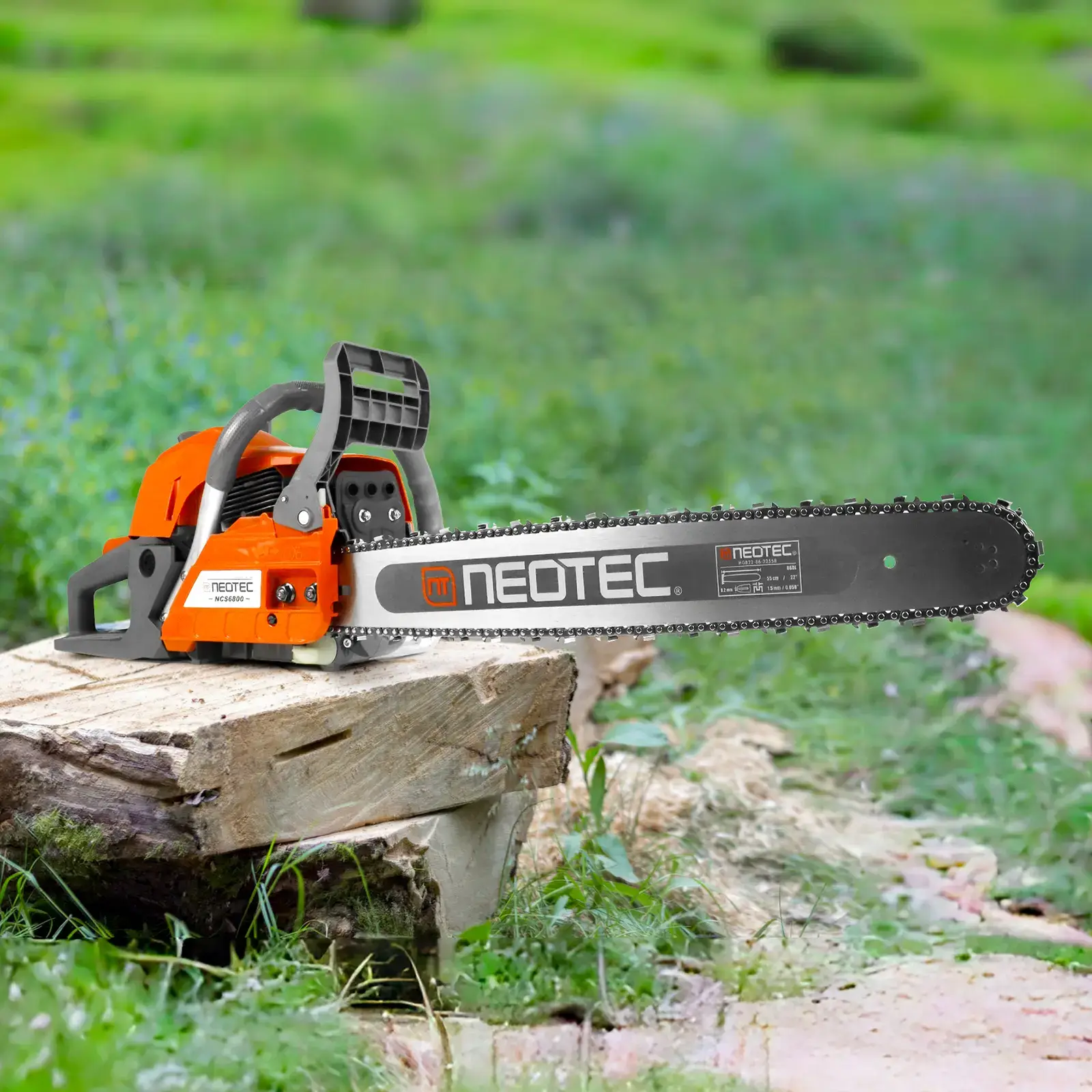 68CC Gas Chainsaw - 22 & 24 Inch Power Tool