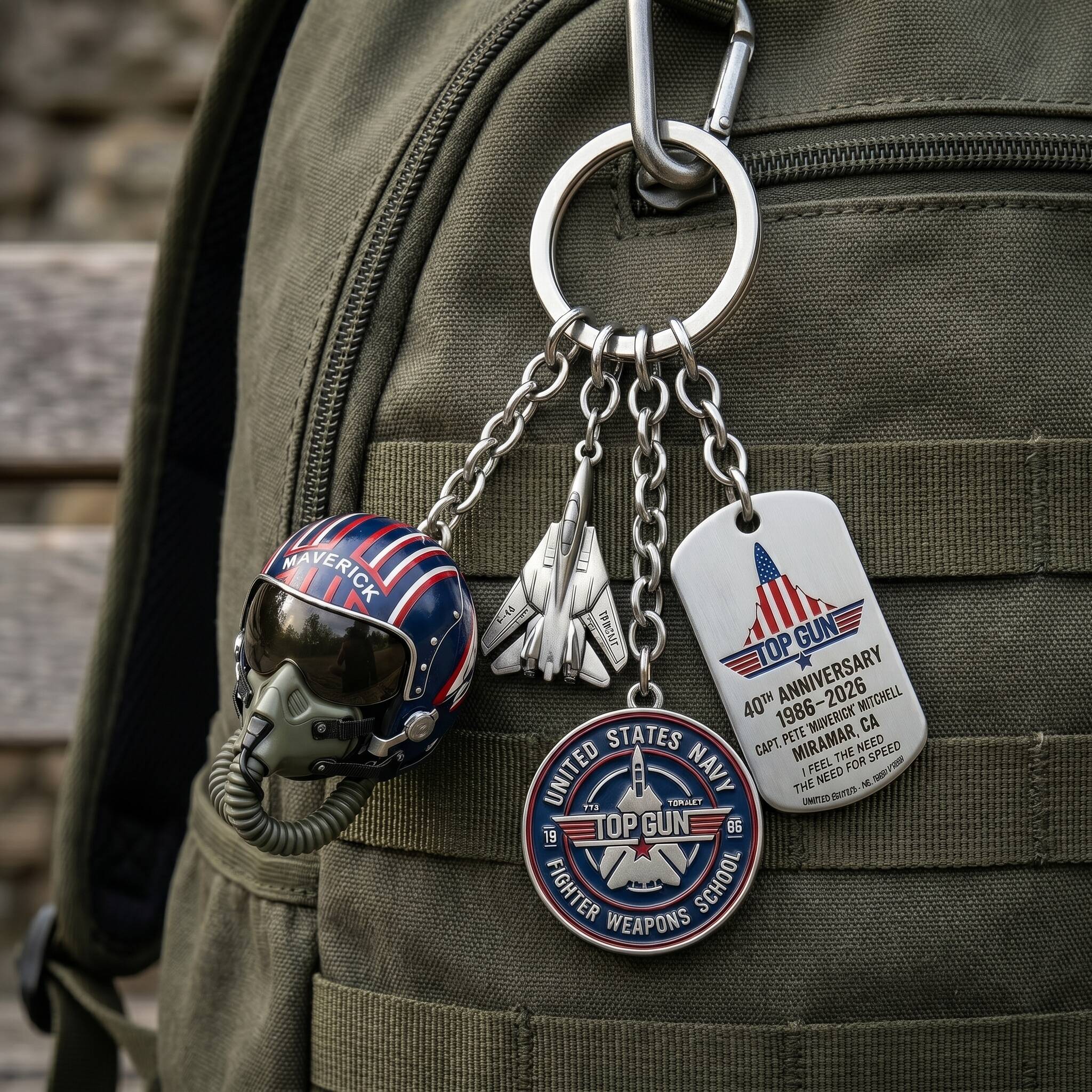 Top Gun Maverick 40th Anniversary Legacy Collector Keychain ✈️