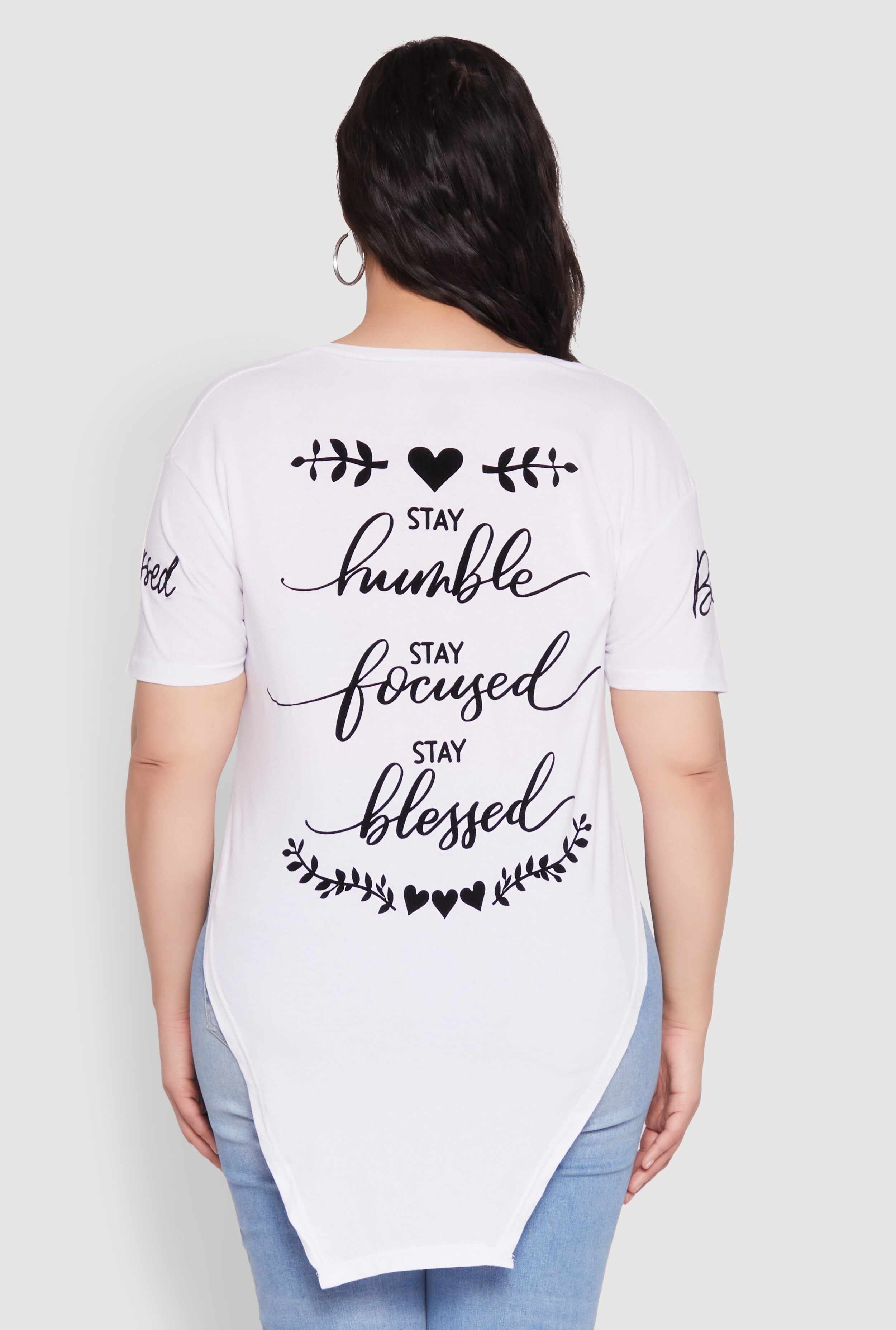 Plus Size Blessed Beyond Measure Graphic Tee