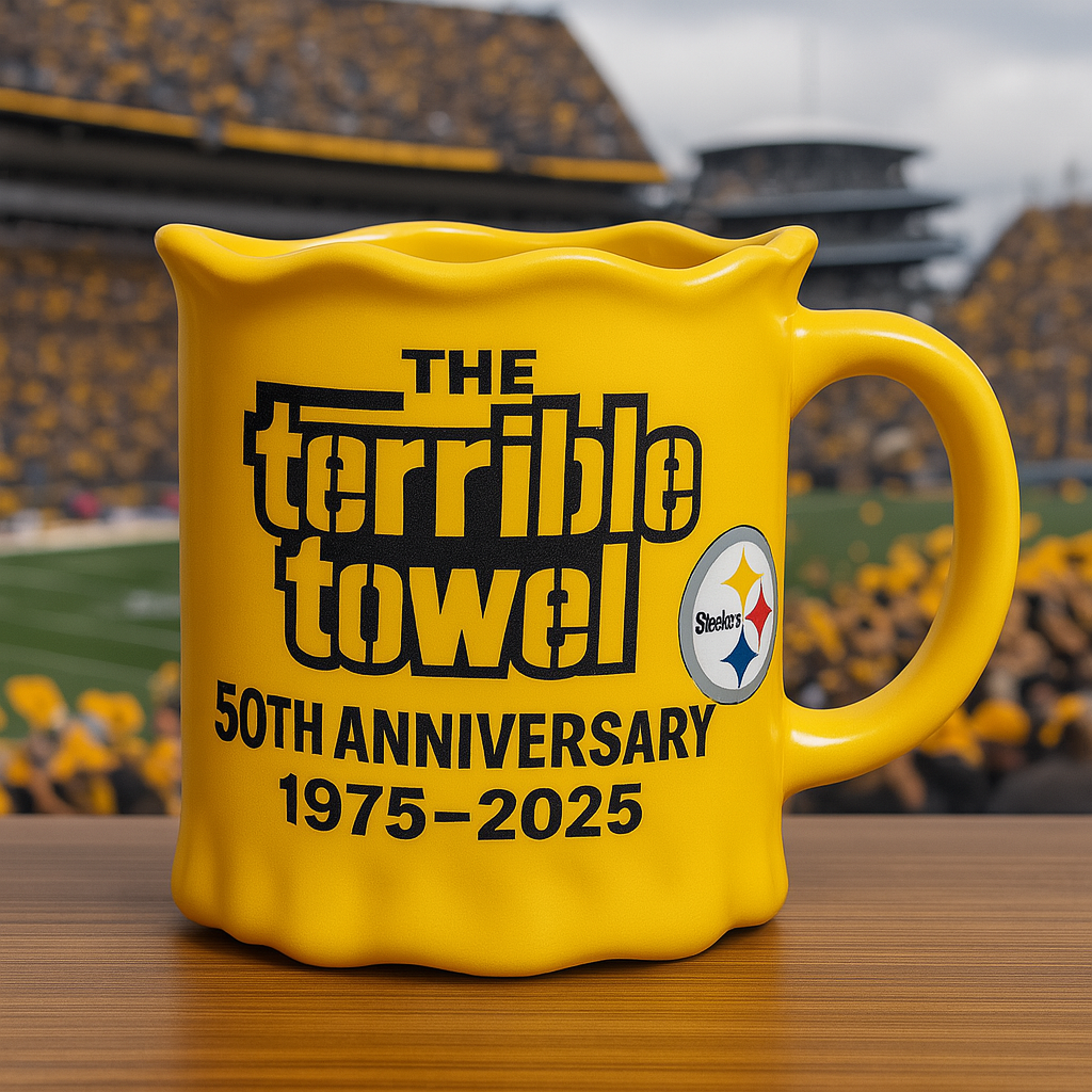 ‘Terrible Towel’ Mug - 50th Anniversary