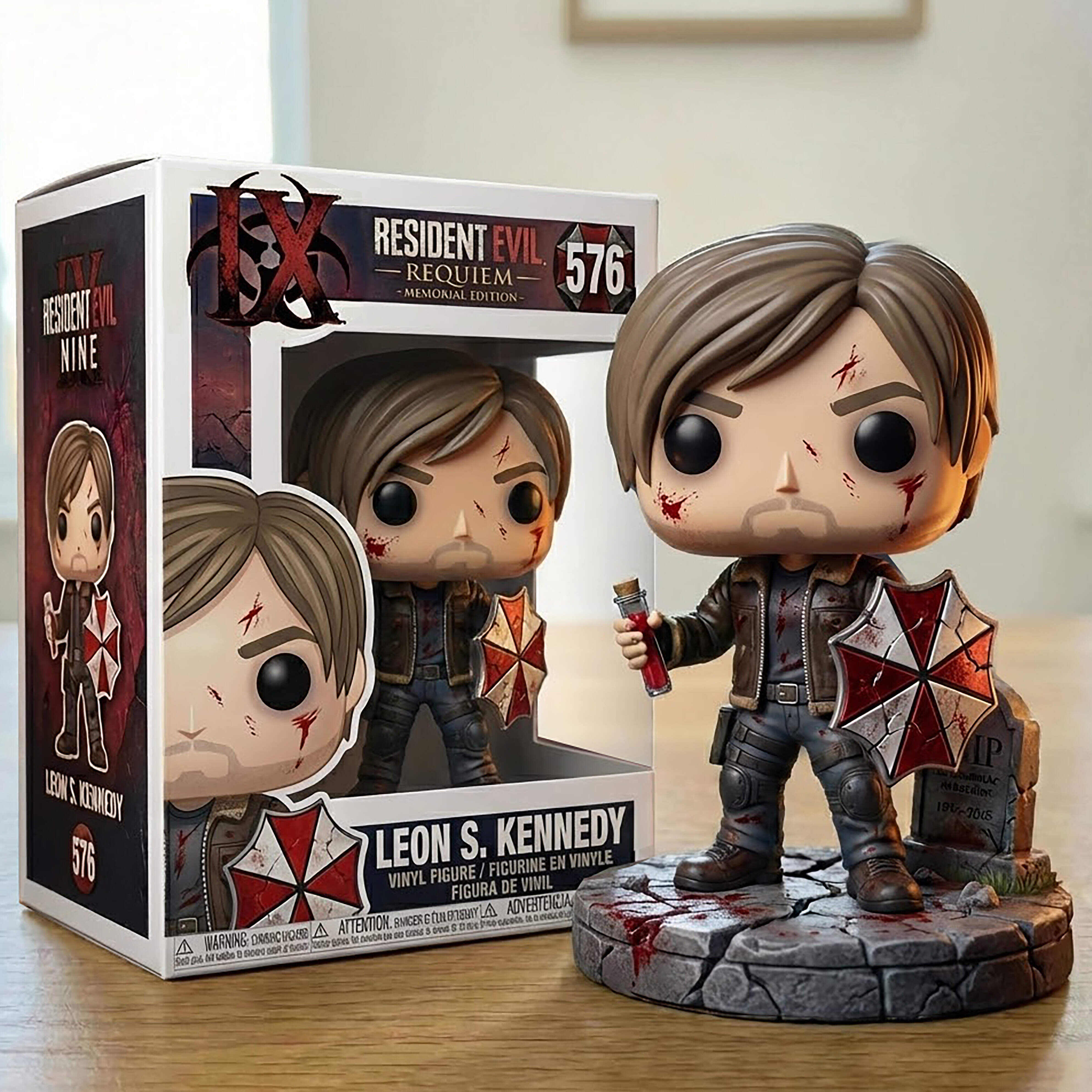 🧟Resident Evil Inspired Leon Memorial Edition Vinyl Figure