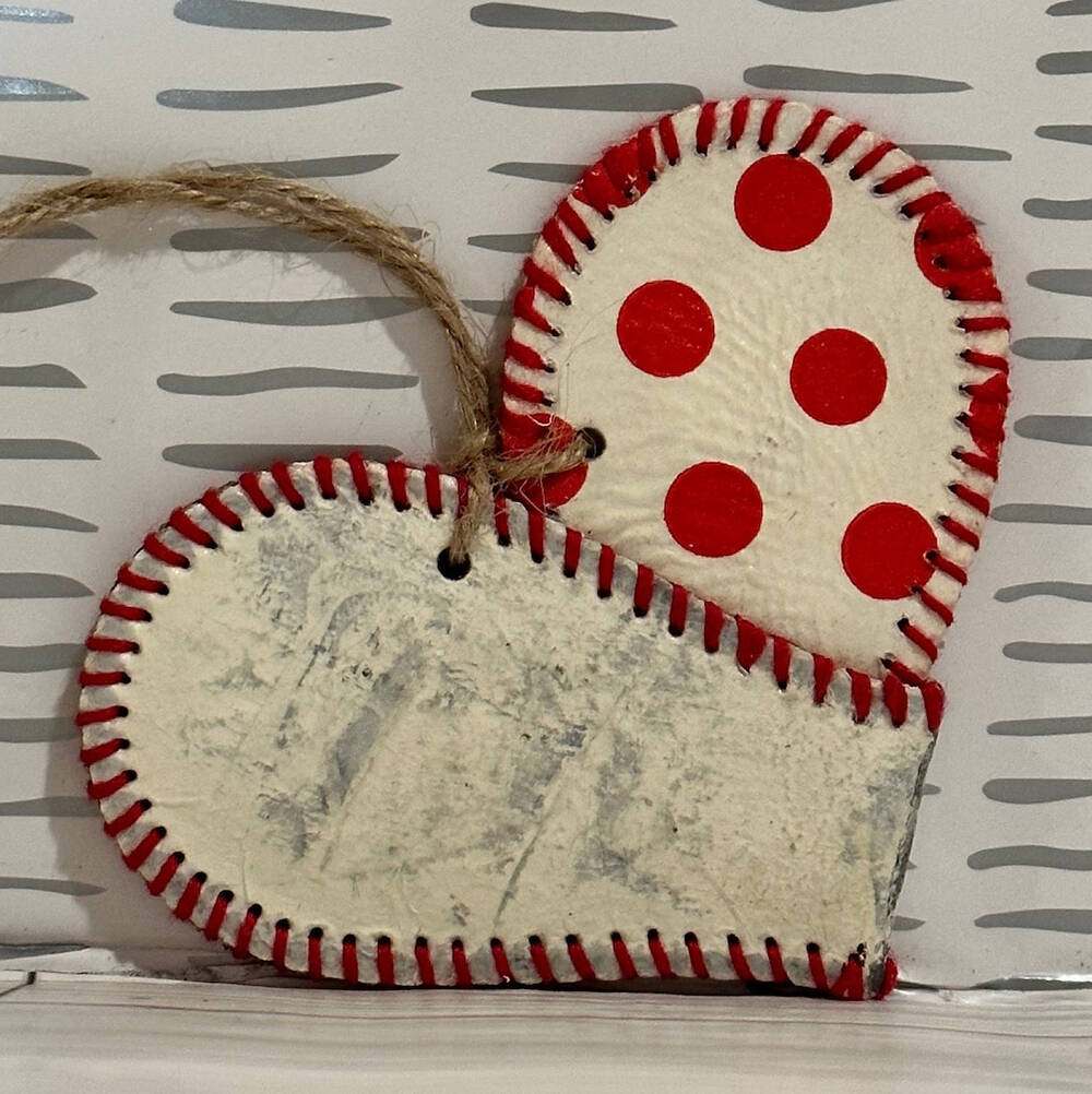 Baseball Heart Ornament