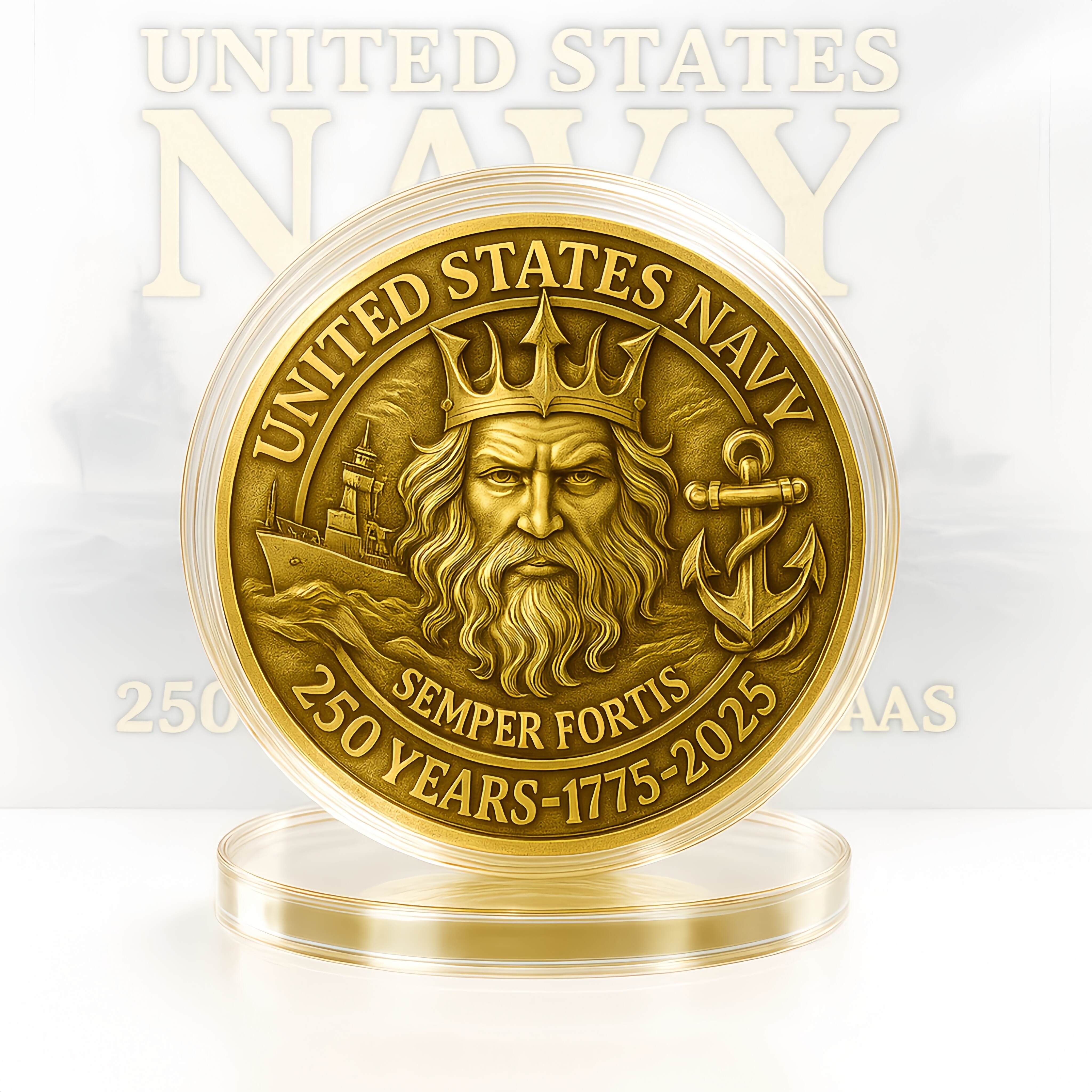 U.S. Navy 250th Anniversary Coin