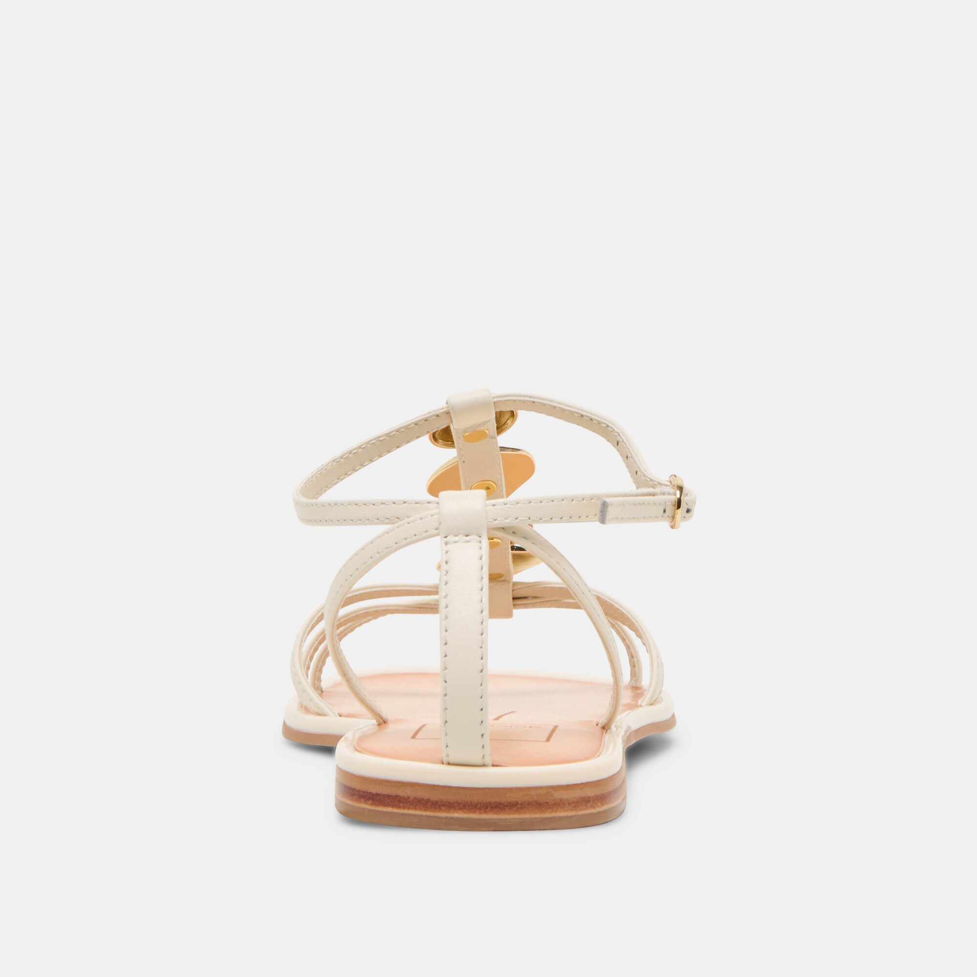 FAUN SANDALS OFF WHITE LEATHER