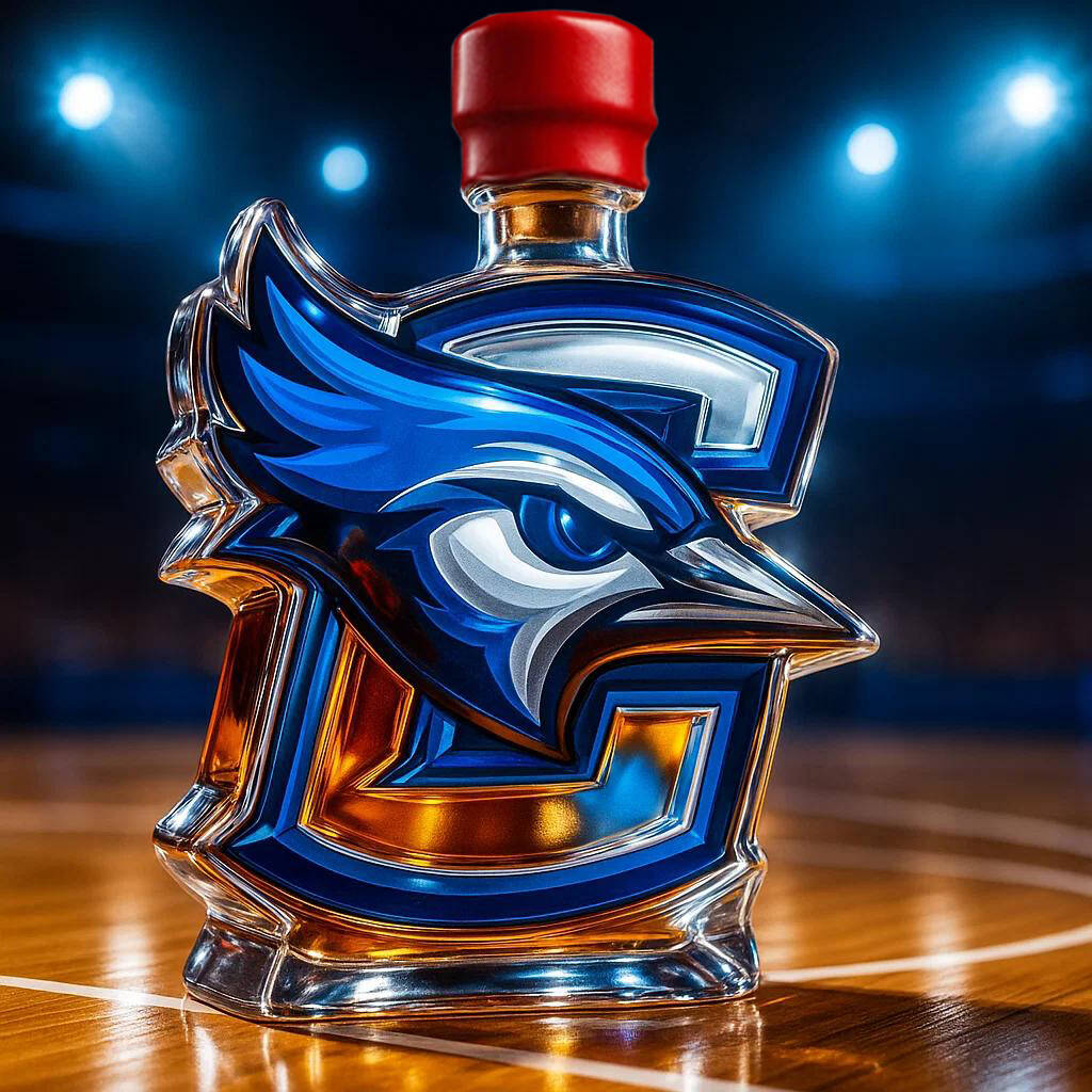 Creighton Bluejays Whiskey Bottle
