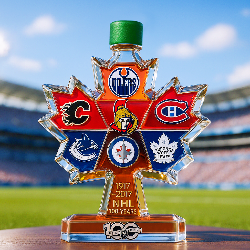 NHL 100th Anniversary Whiskey Bottle