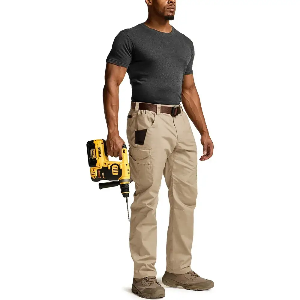 Men's Ripstop Work Pants ,Water Resistant  Outdoor Tactical Pants