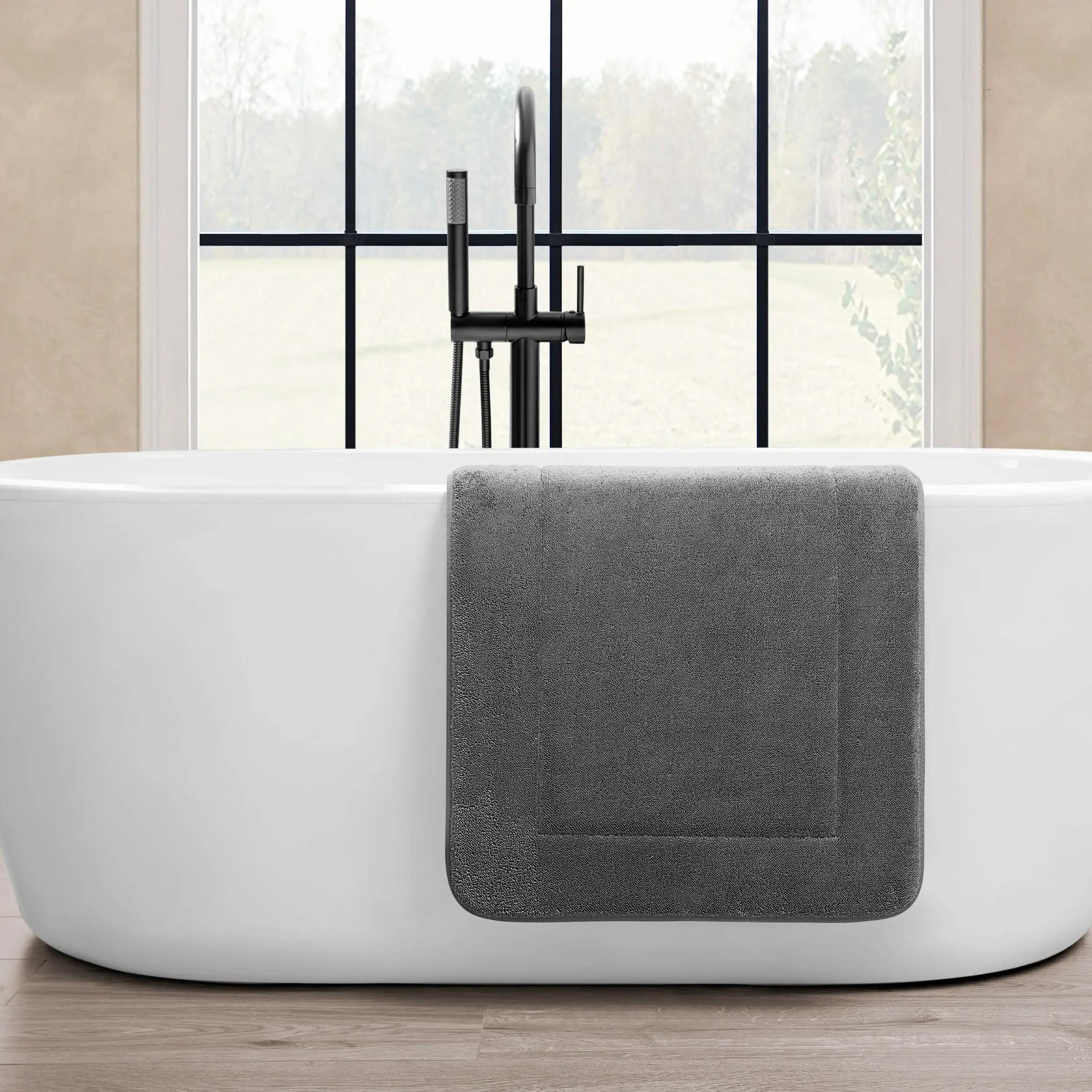 Oliver Brown Terry Memory Foam Bath Mat