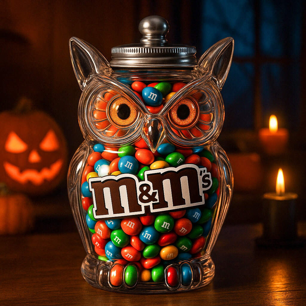 Owl Candy Jar