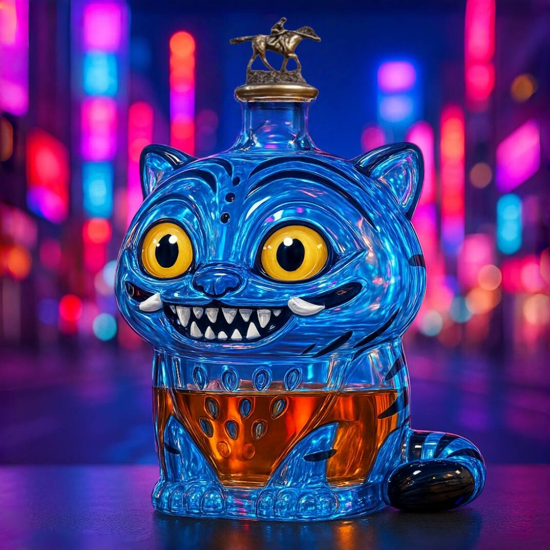 KDH Blue Tiger Whiskey Bottle 2025