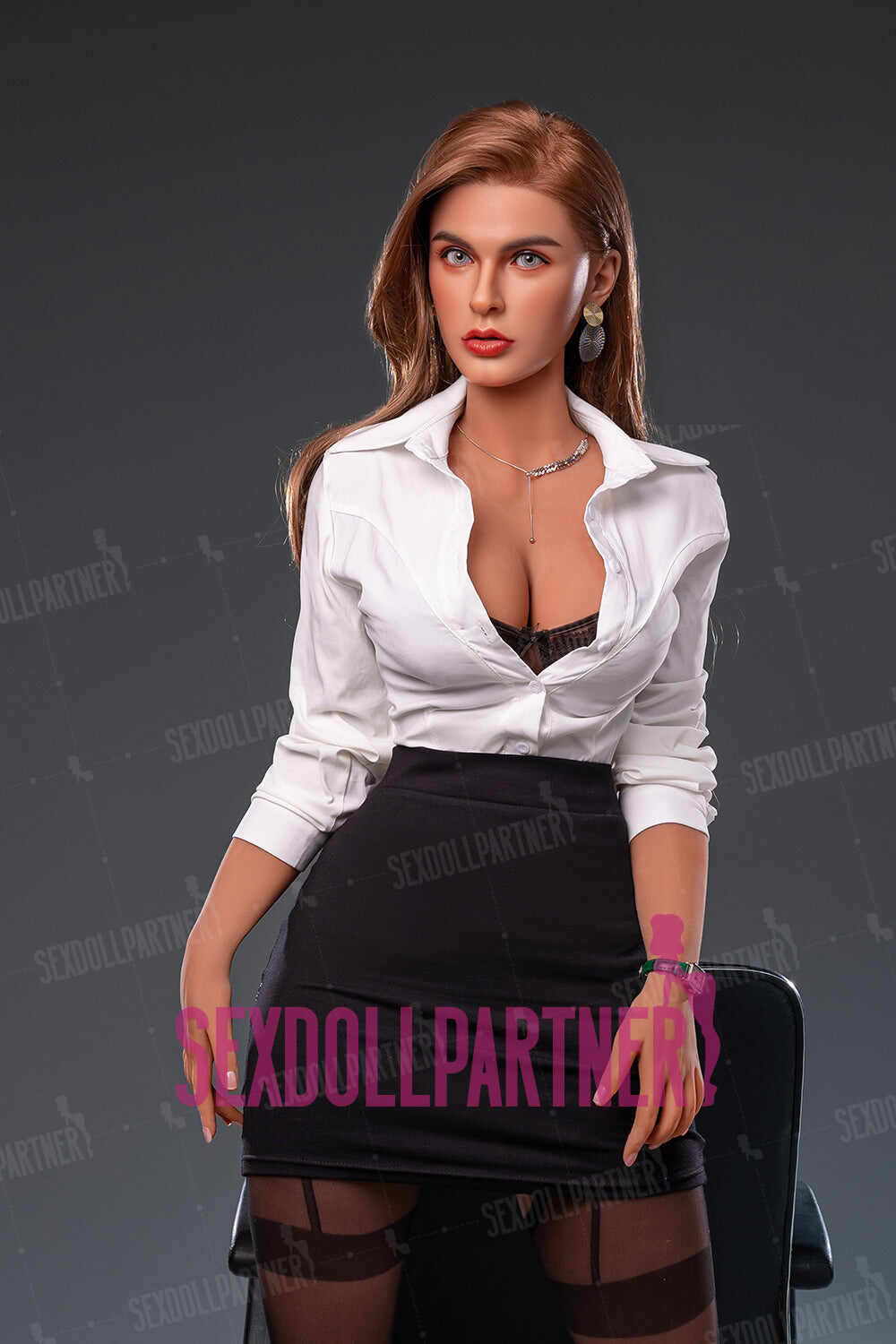 EU Stock - YAMIEE Kora 5ft35 / 163cm #786 ROS Soft Silicone Head + TPE Body Unique Design Premium Real-life Sex Doll For Blowjob