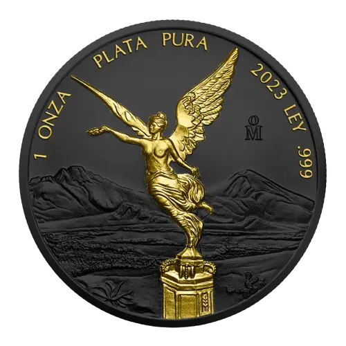 Libertad 2023 Black Platinum & 24k Gold