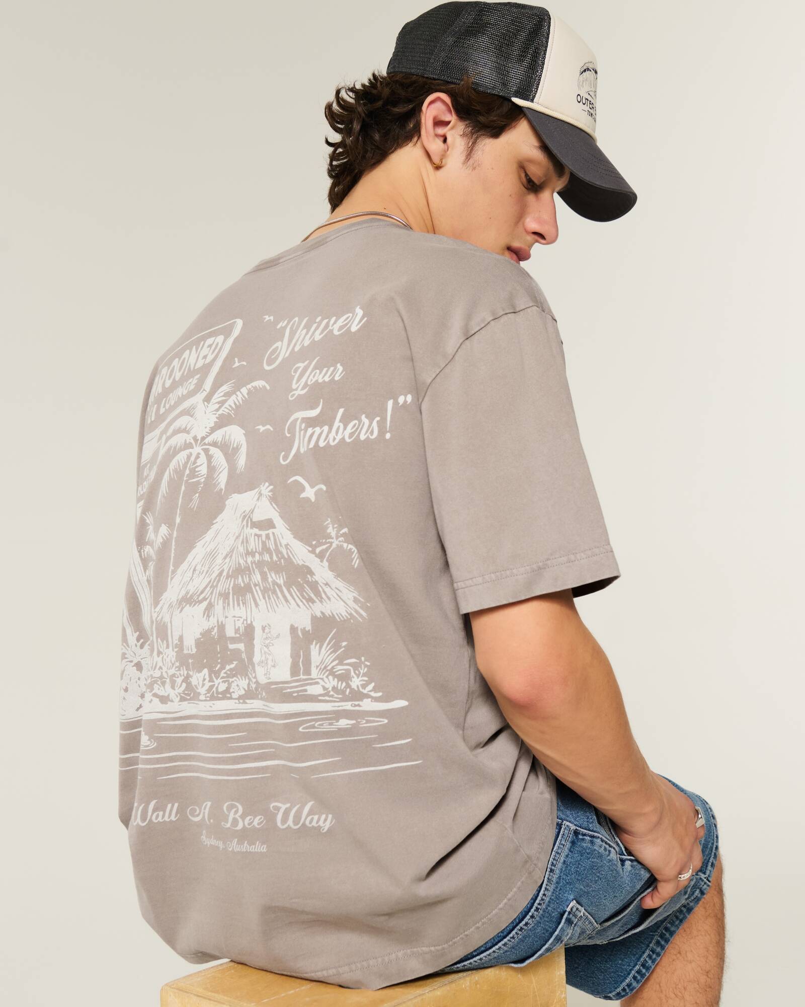 Boxy Montego Bay Graphic Tee