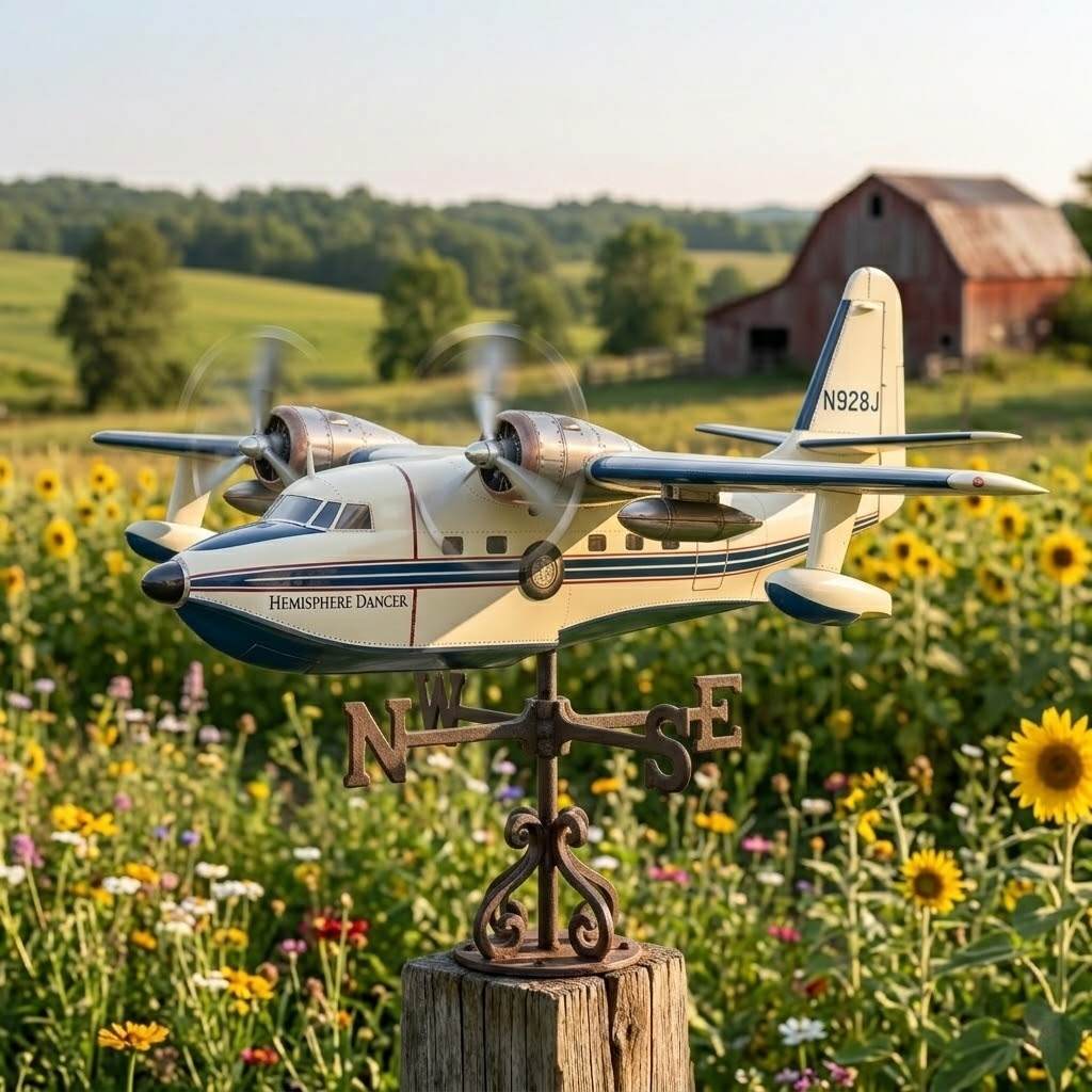 Jimmy Buffett’s Legendary Hemisphere Dancer Garden Wind Spinner